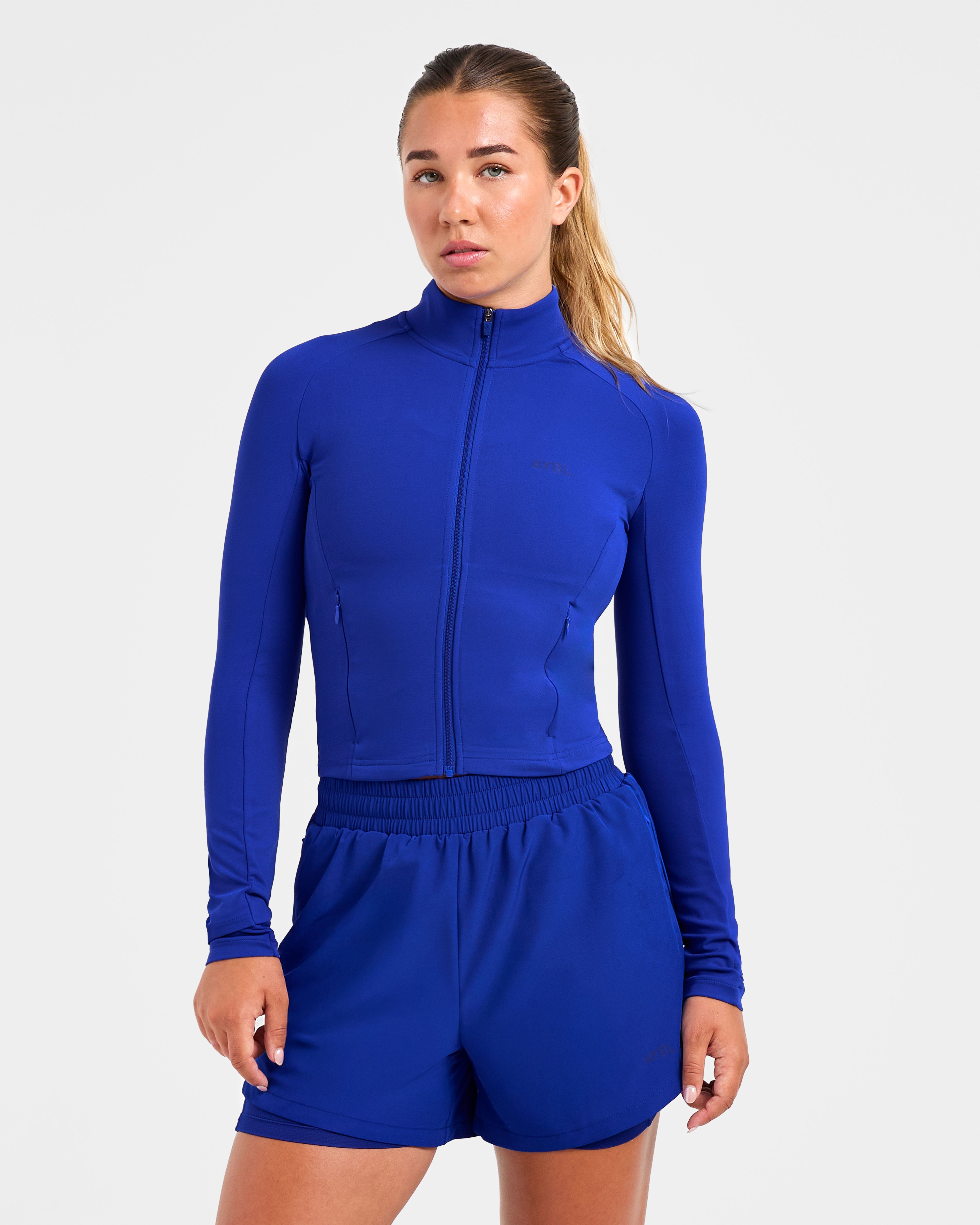 Run Zip Jacket – Cobalt Run Zip Jacket - Cobalt