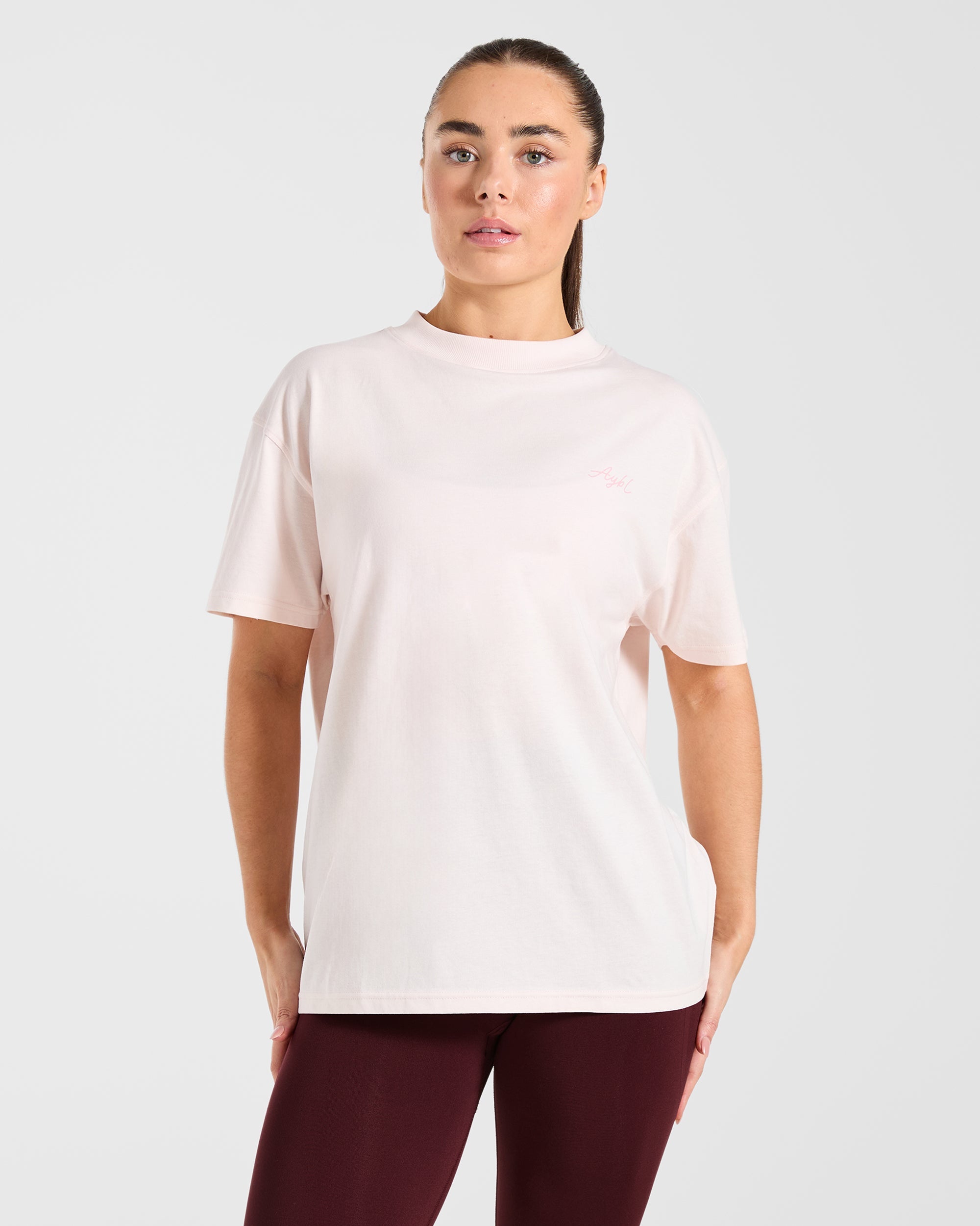 AYBL Studio Oversized T Shirt - Pink