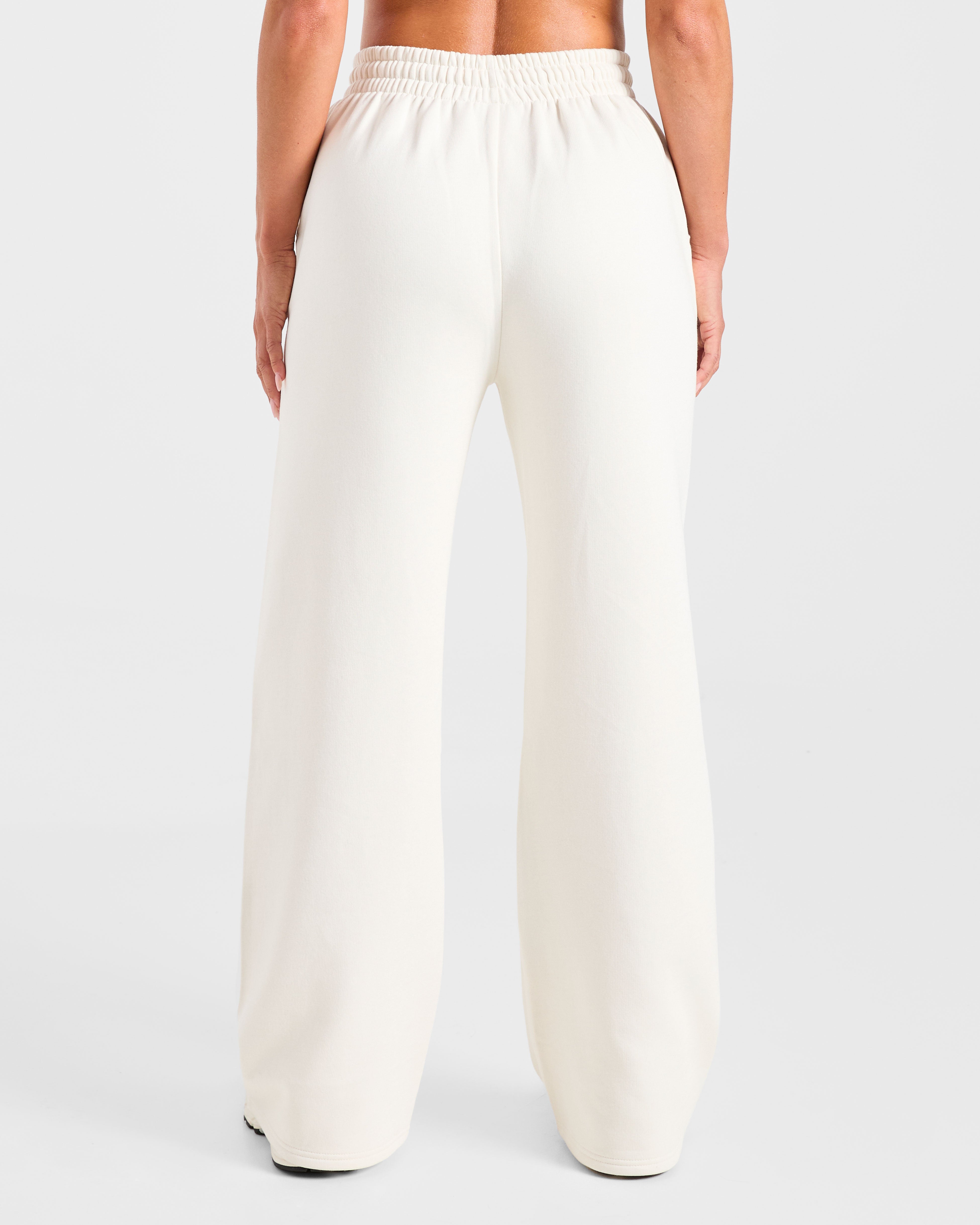 Sports Collective Oversized Straight Leg Joggers - Off White/Green