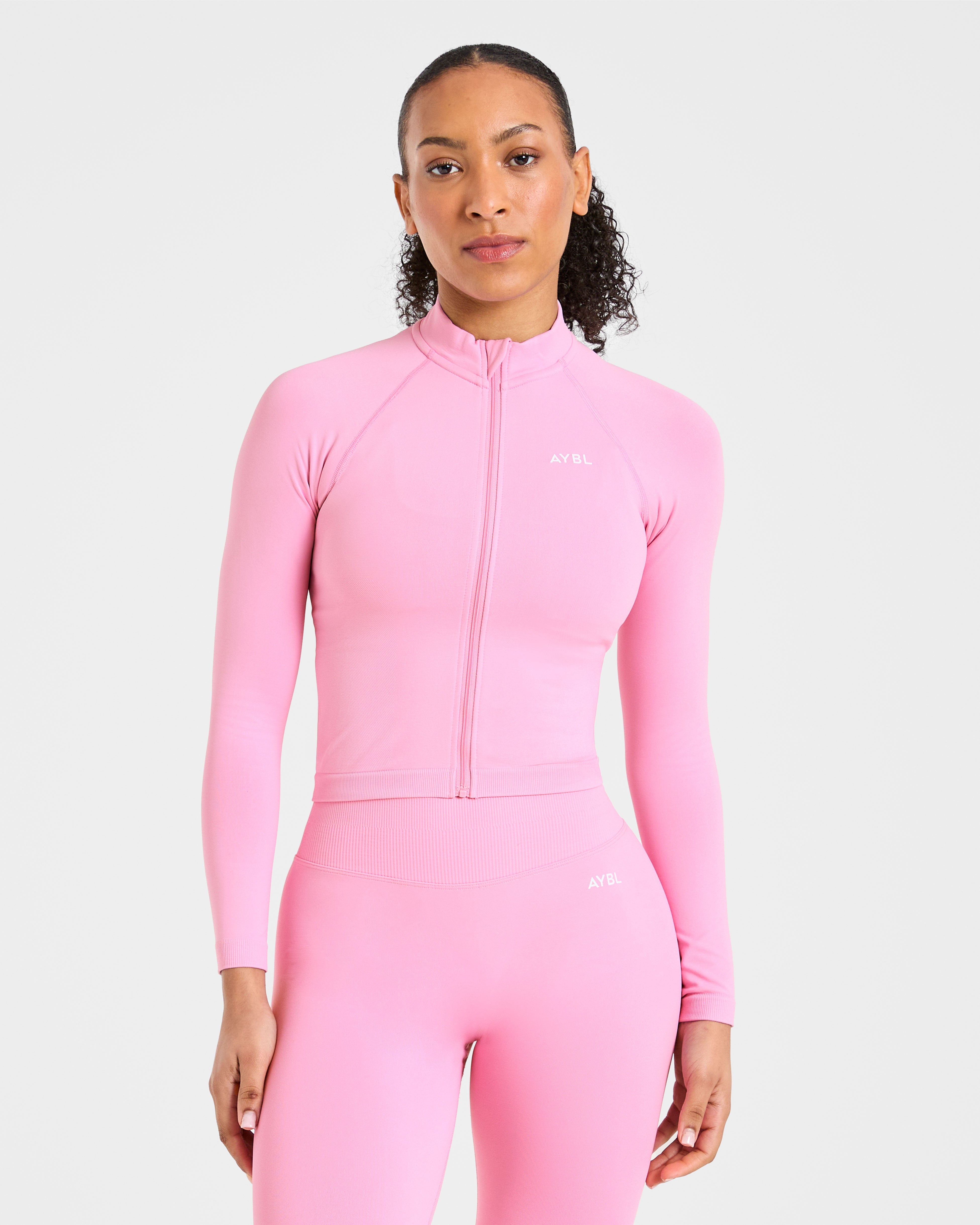Enhance Seamless Jacket - Sugar Pink