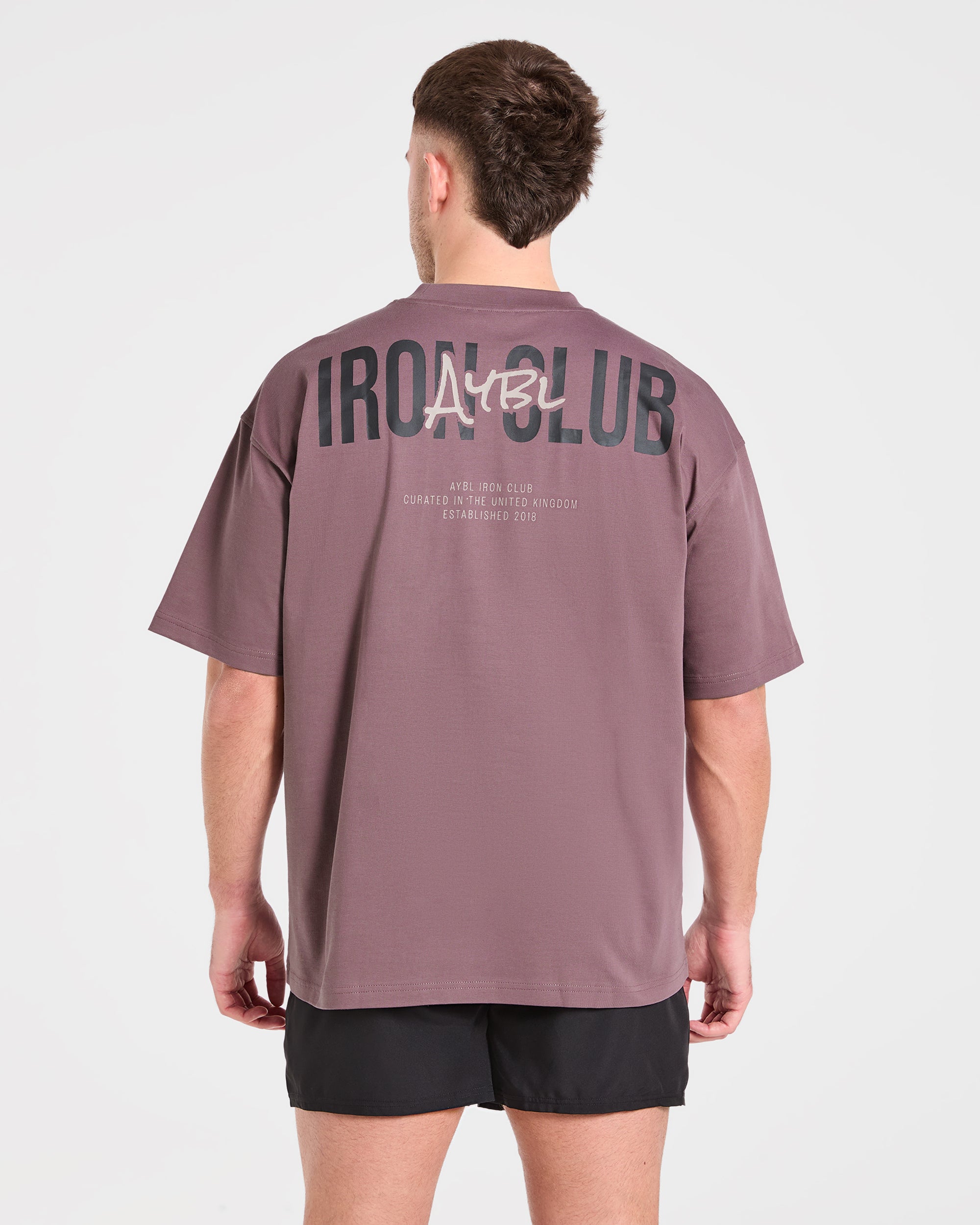 AYBL Iron Club Oversized T Shirt - Flint Purple