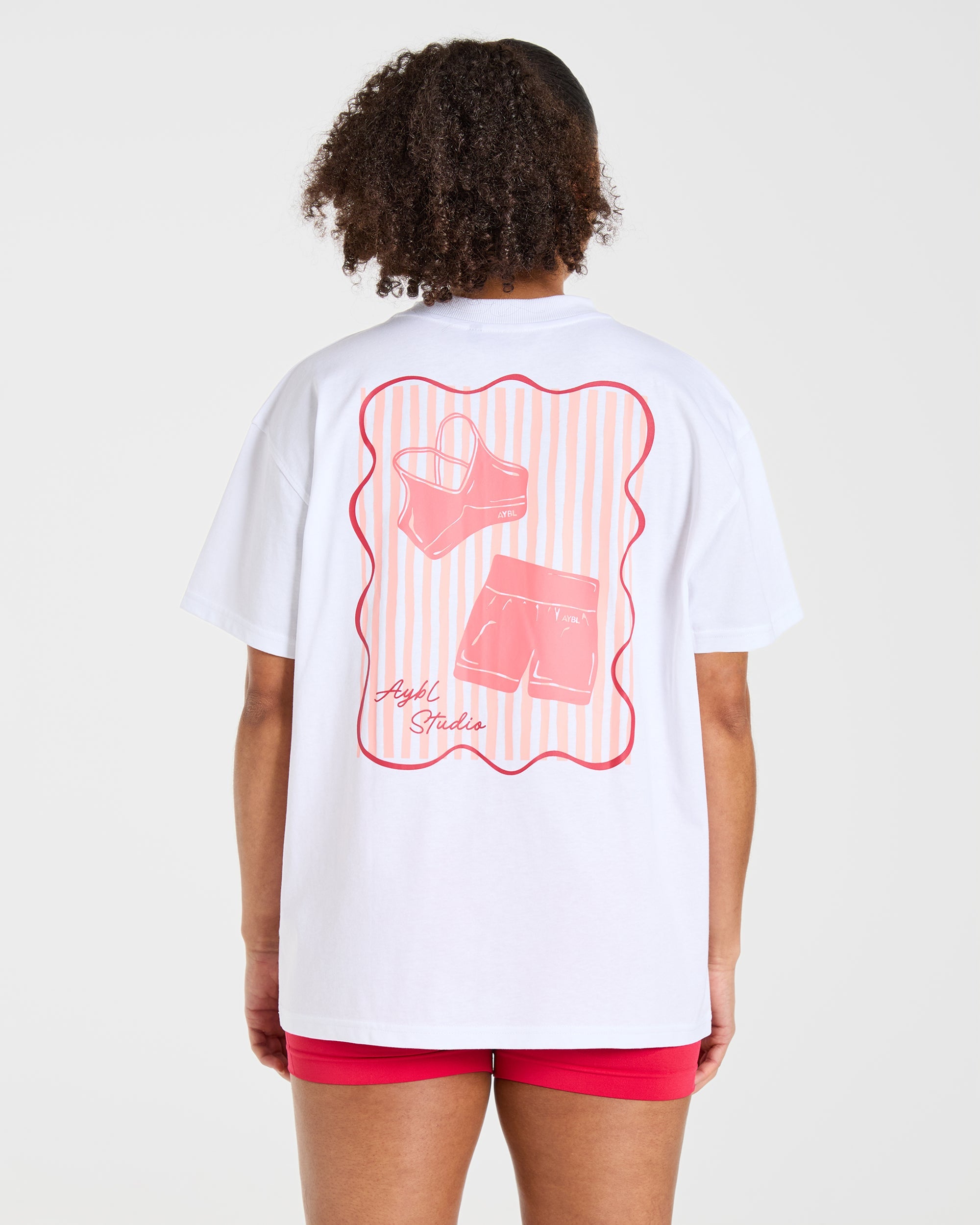 AYBL Studio Oversized T Shirt - White