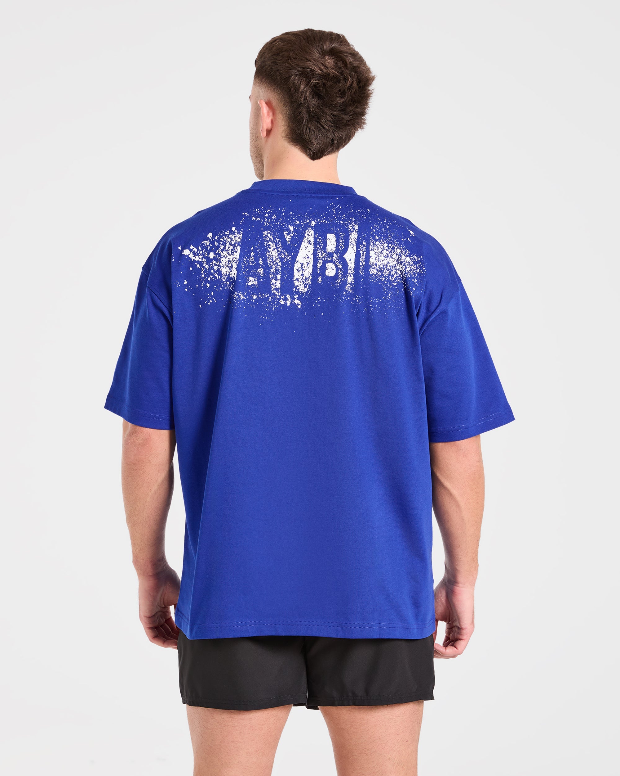 Gym Chalk Oversized T Shirt – Cobalt Blue Gym Chalk Oversized T Shirt - Cobalt Blue