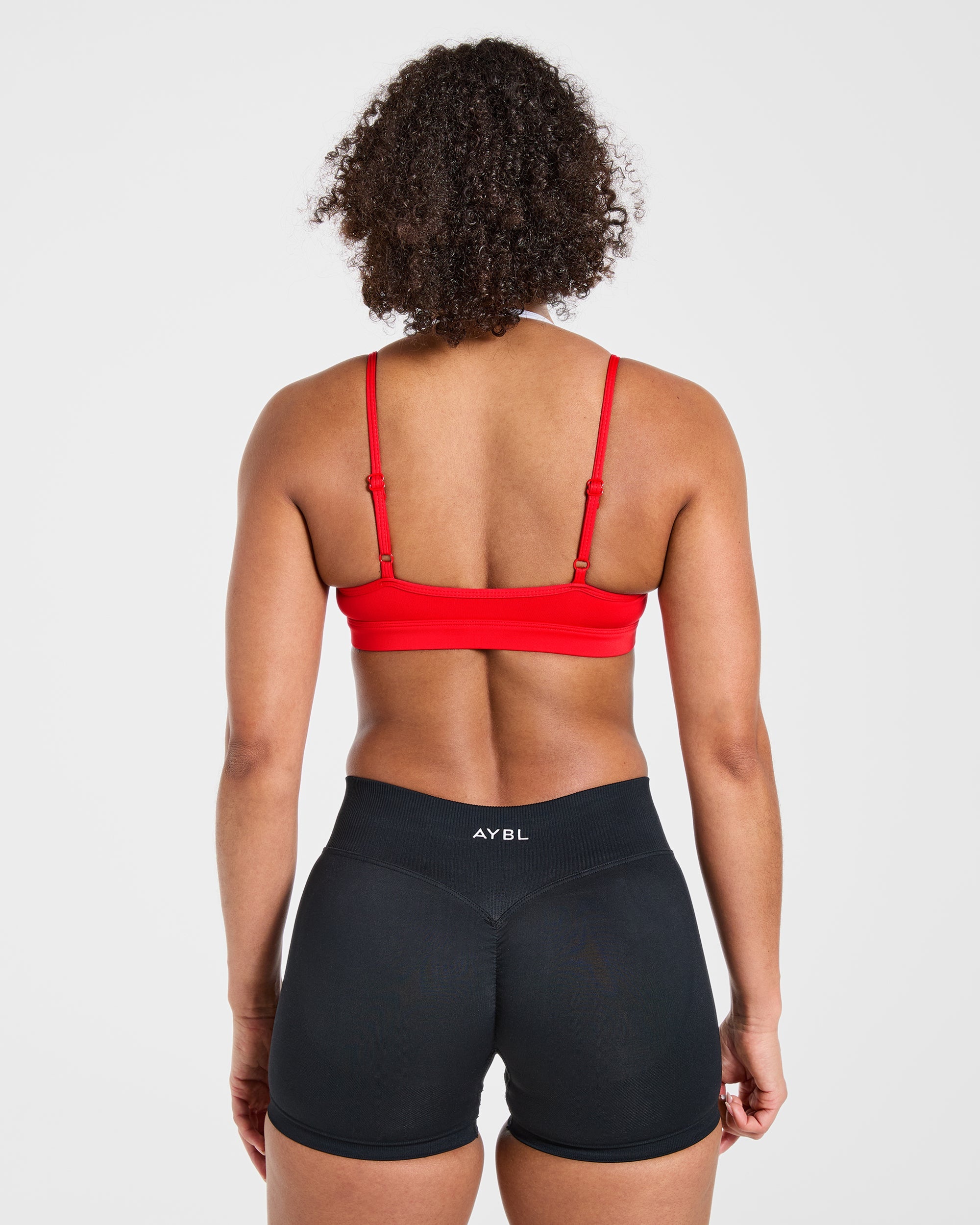 Essential Double Layer Sports Bra - Vibrant Red