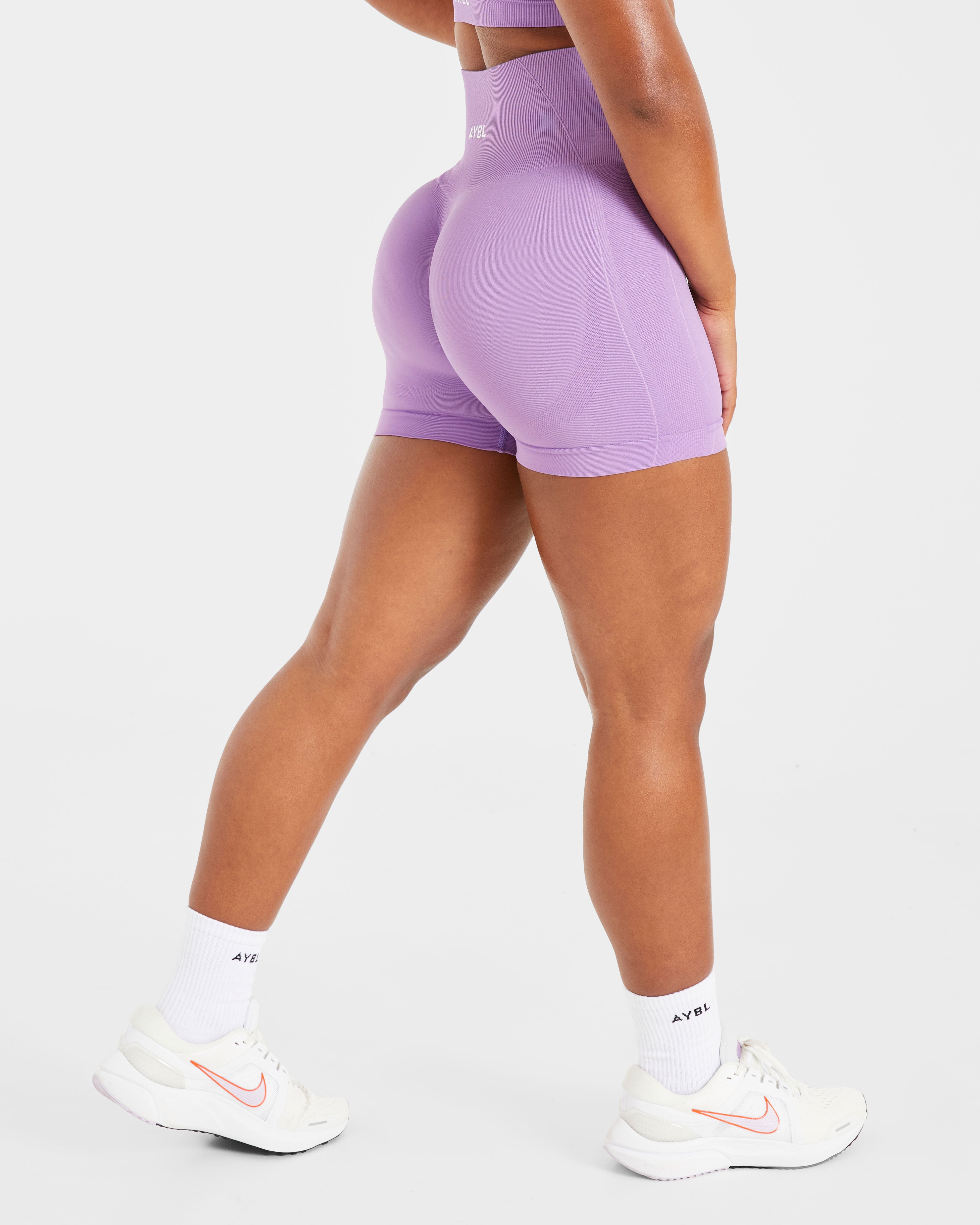 Empower Seamless Shorts – Purple Empower Seamless Shorts - Purple
