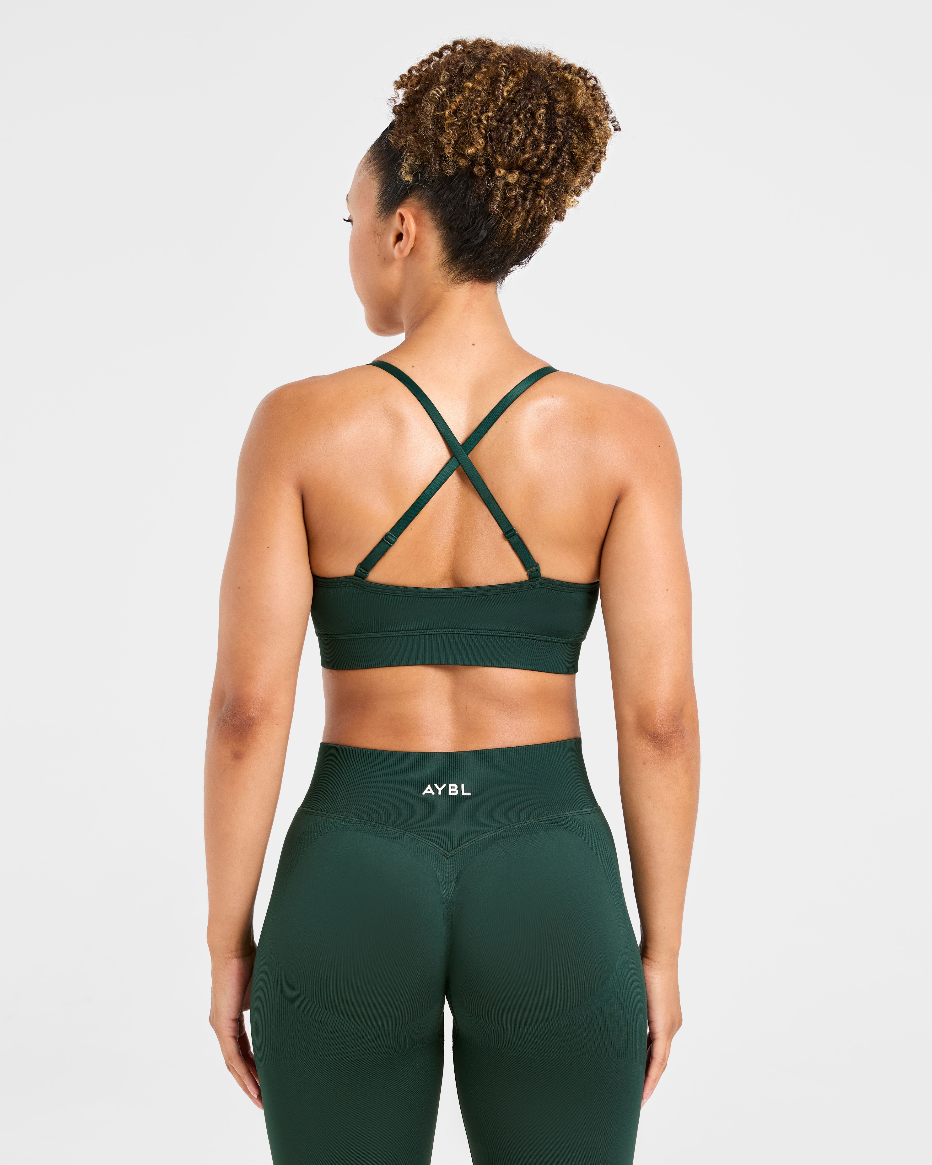 Adapt Seamless Sports Bra - Deep Forest
