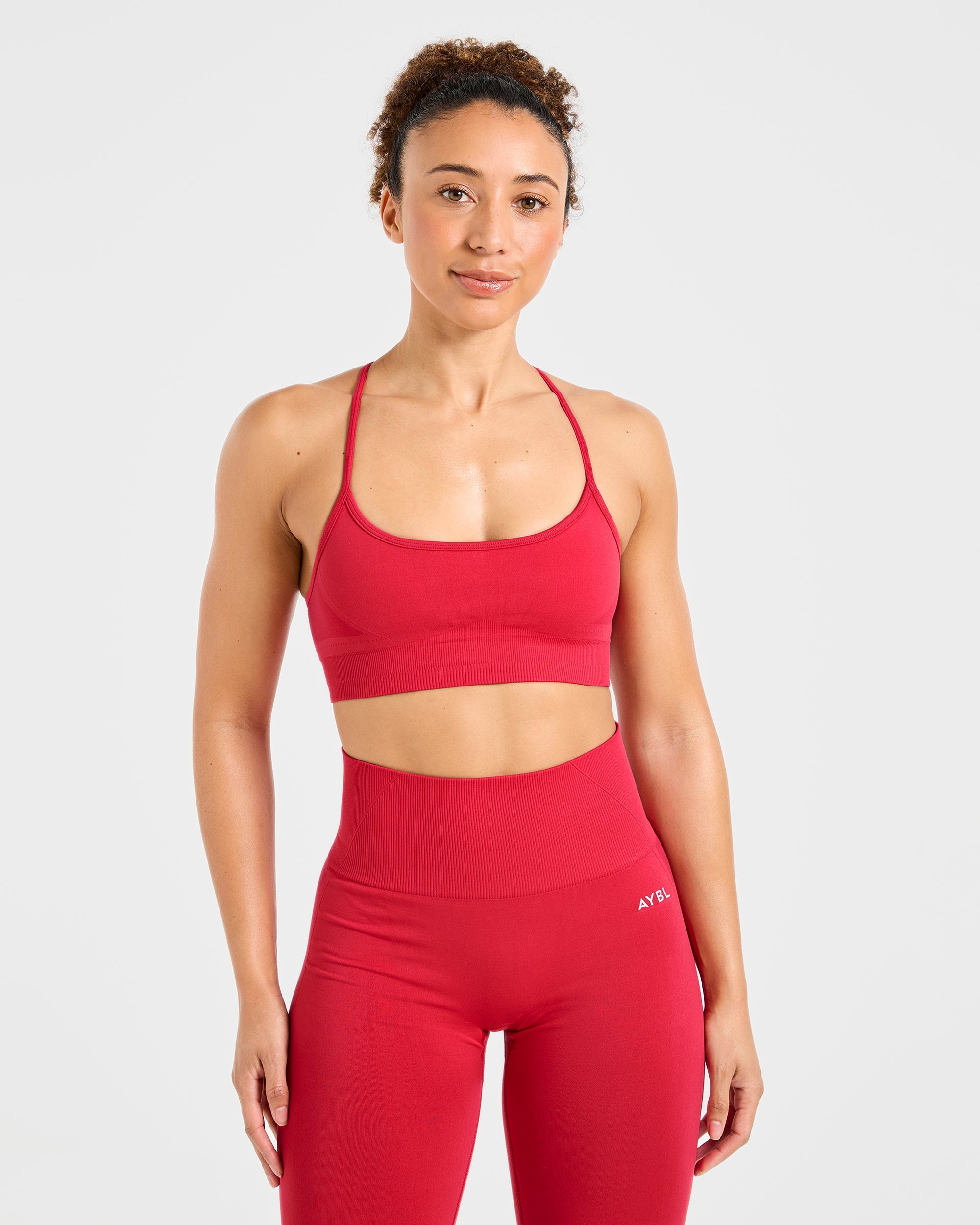Empower Seamless Sports Bra - Red