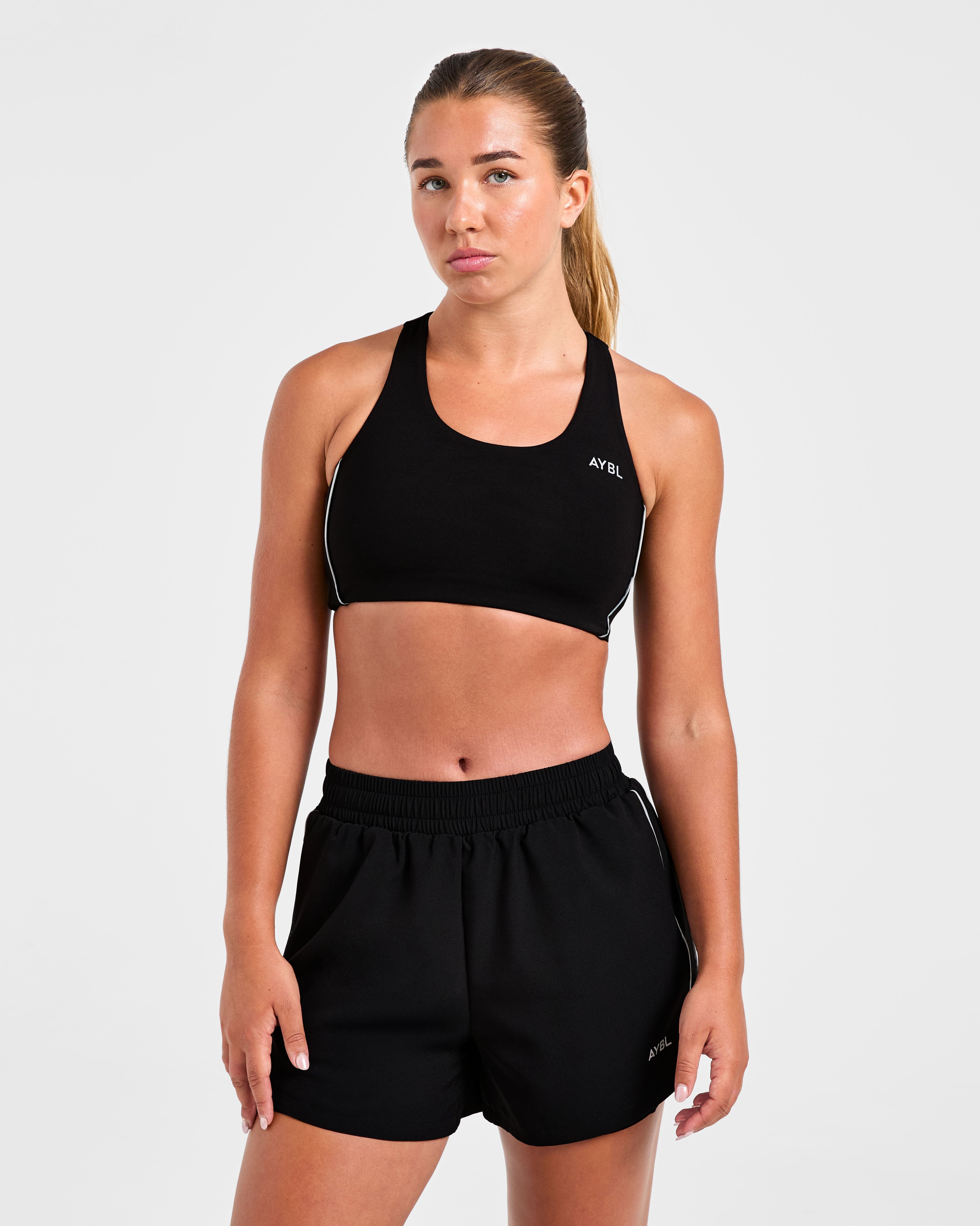 Run Sports Bra – Black Run Sports Bra - Black
