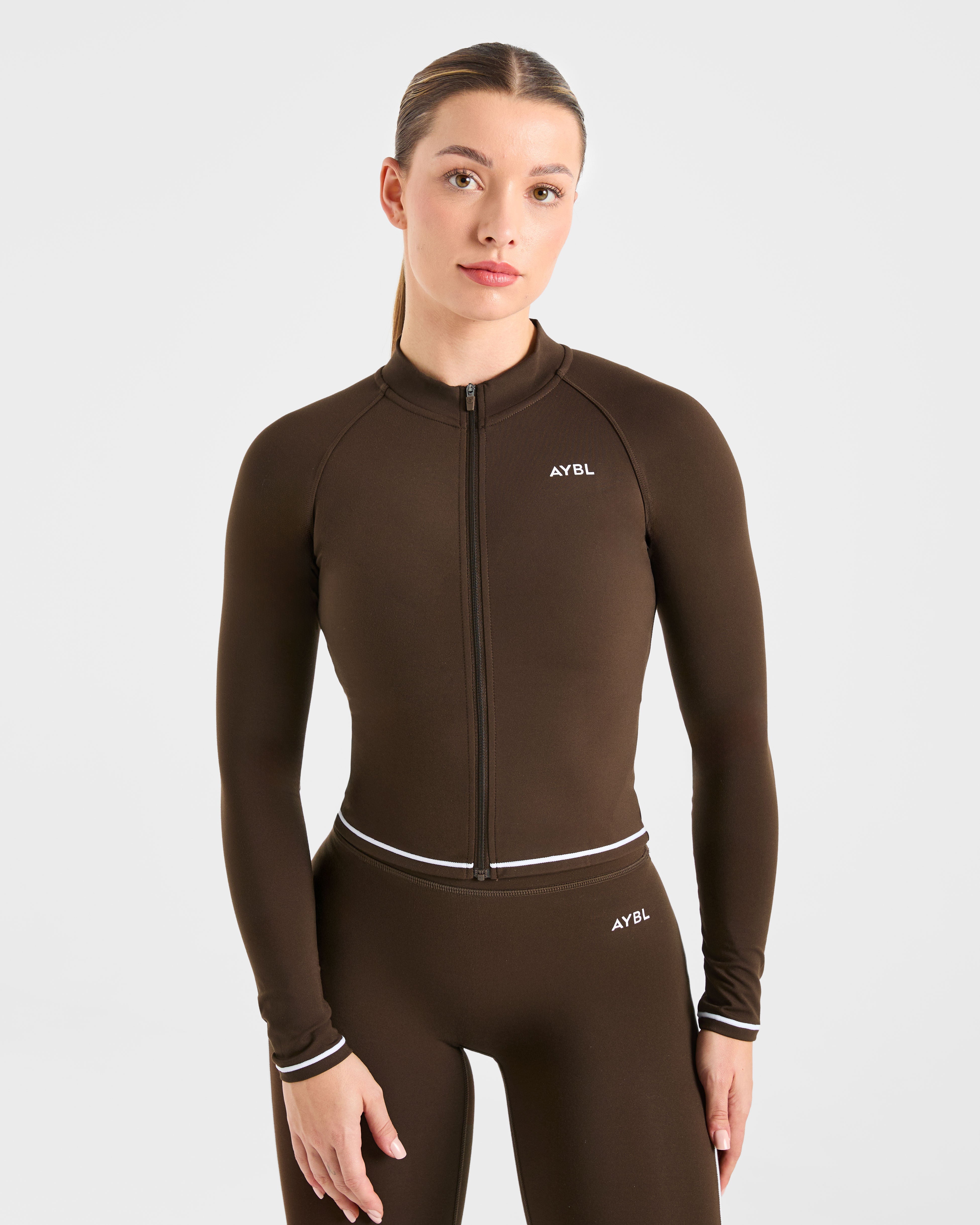 Form Zip Up Jacket – Coffee Bean Form Zip Up Jacket - Coffee Bean