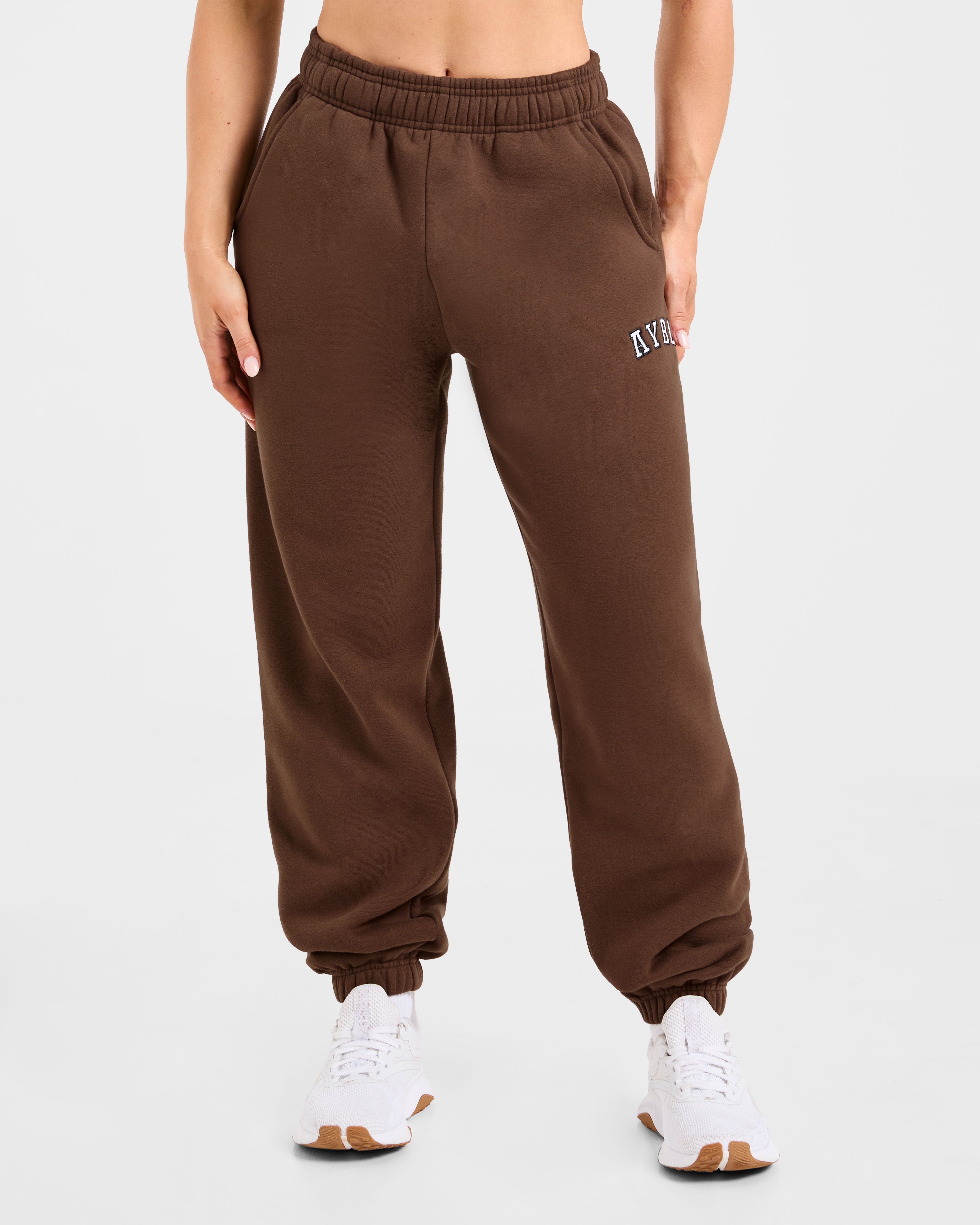 Varsity 2.0 Oversized Joggers – Brown Varsity 2.0 Oversized Joggers - Brown