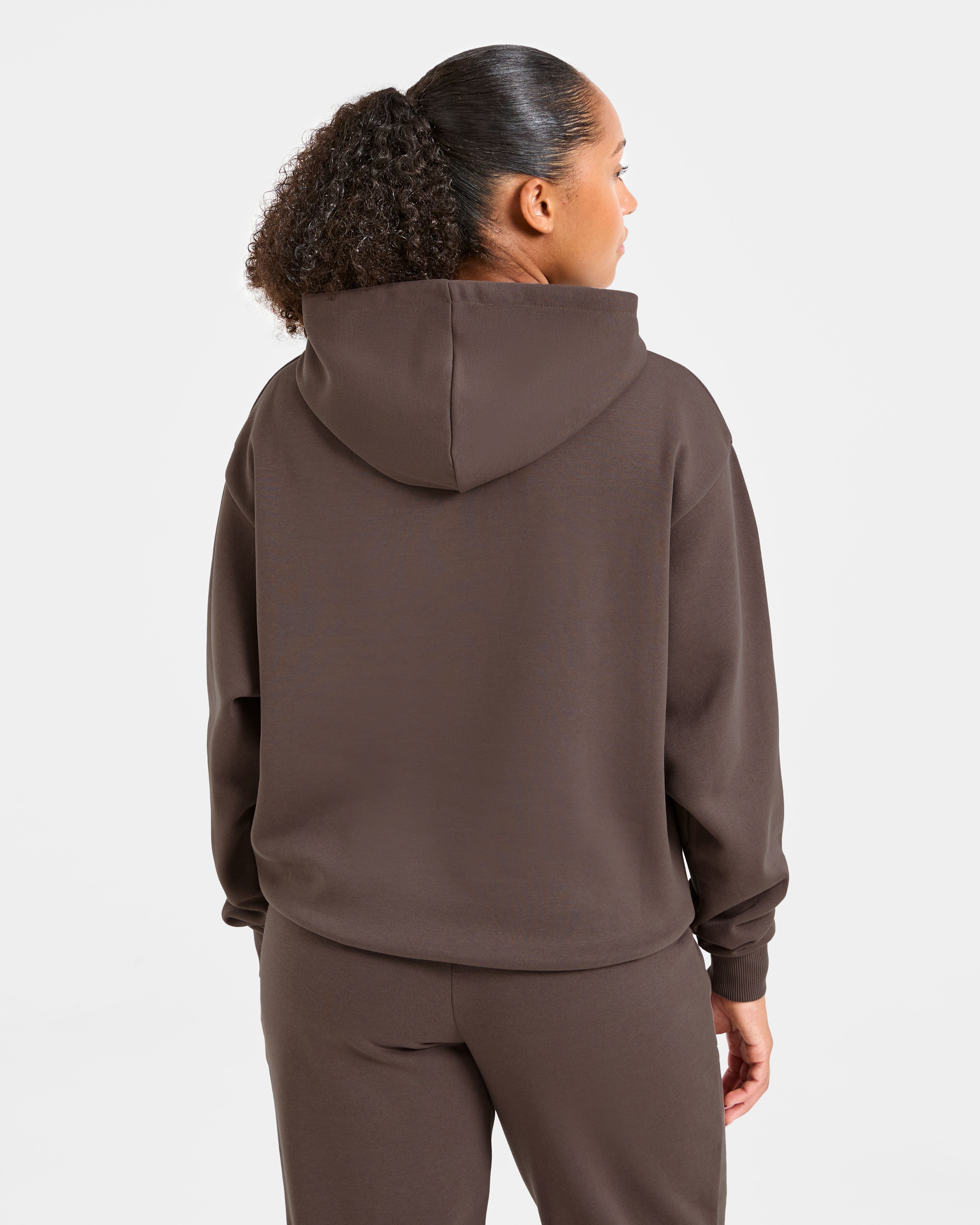 Lifestyle Oversized Hoodie - Umber Brown