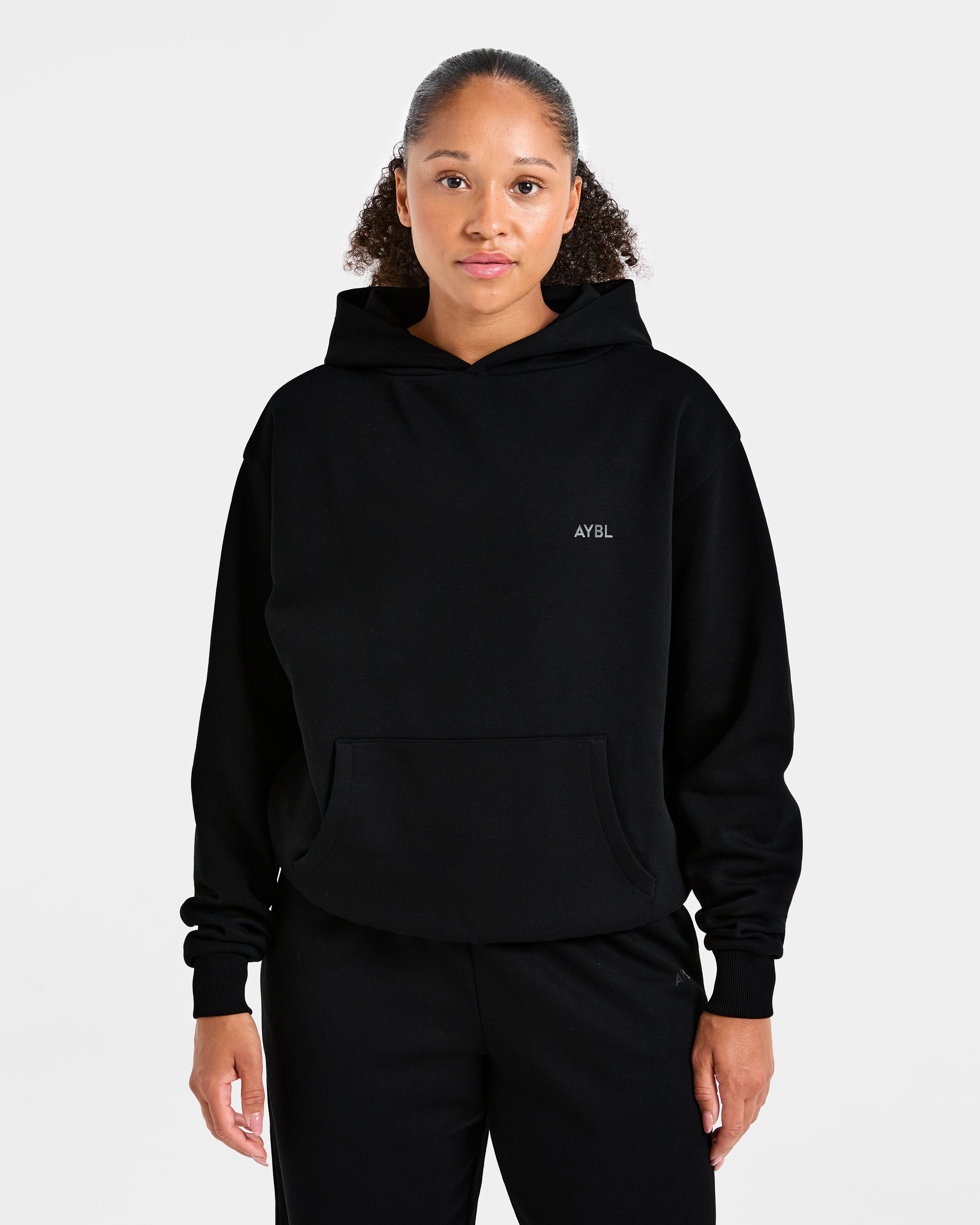 Lifestyle Oversized Hoodie – Black Lifestyle Oversized Hoodie - Black
