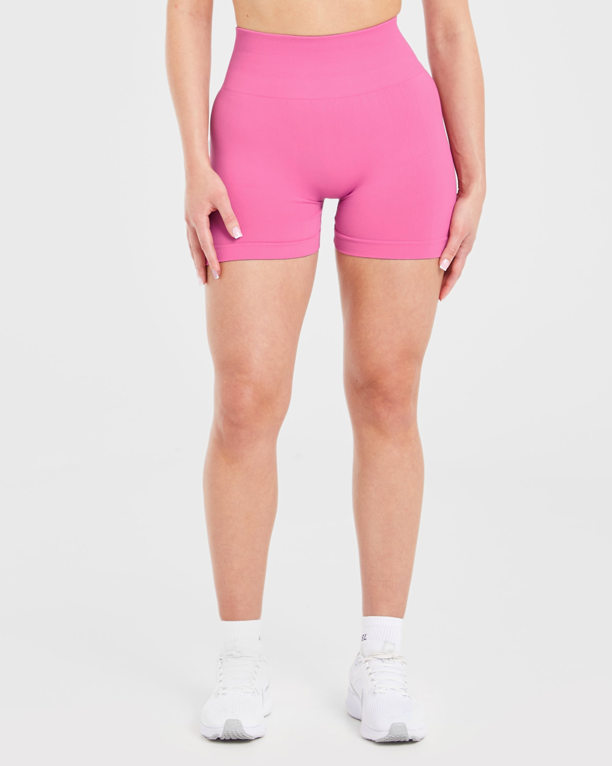 Power Seamless Shorts – Pink Power Seamless Shorts - Pink
