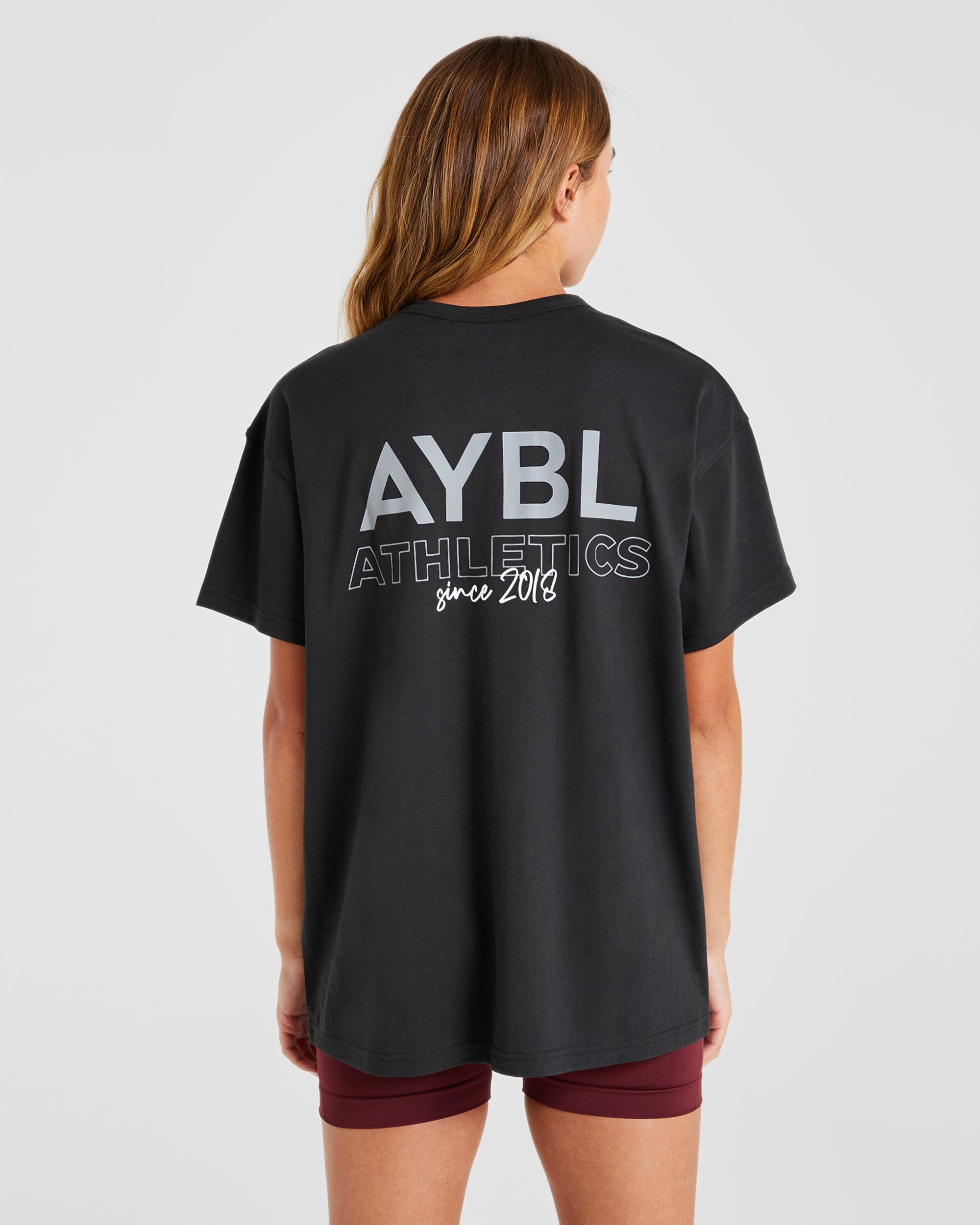 AYBL Athletics Oversized T Shirt – Black AYBL Athletics Oversized T Shirt - Black