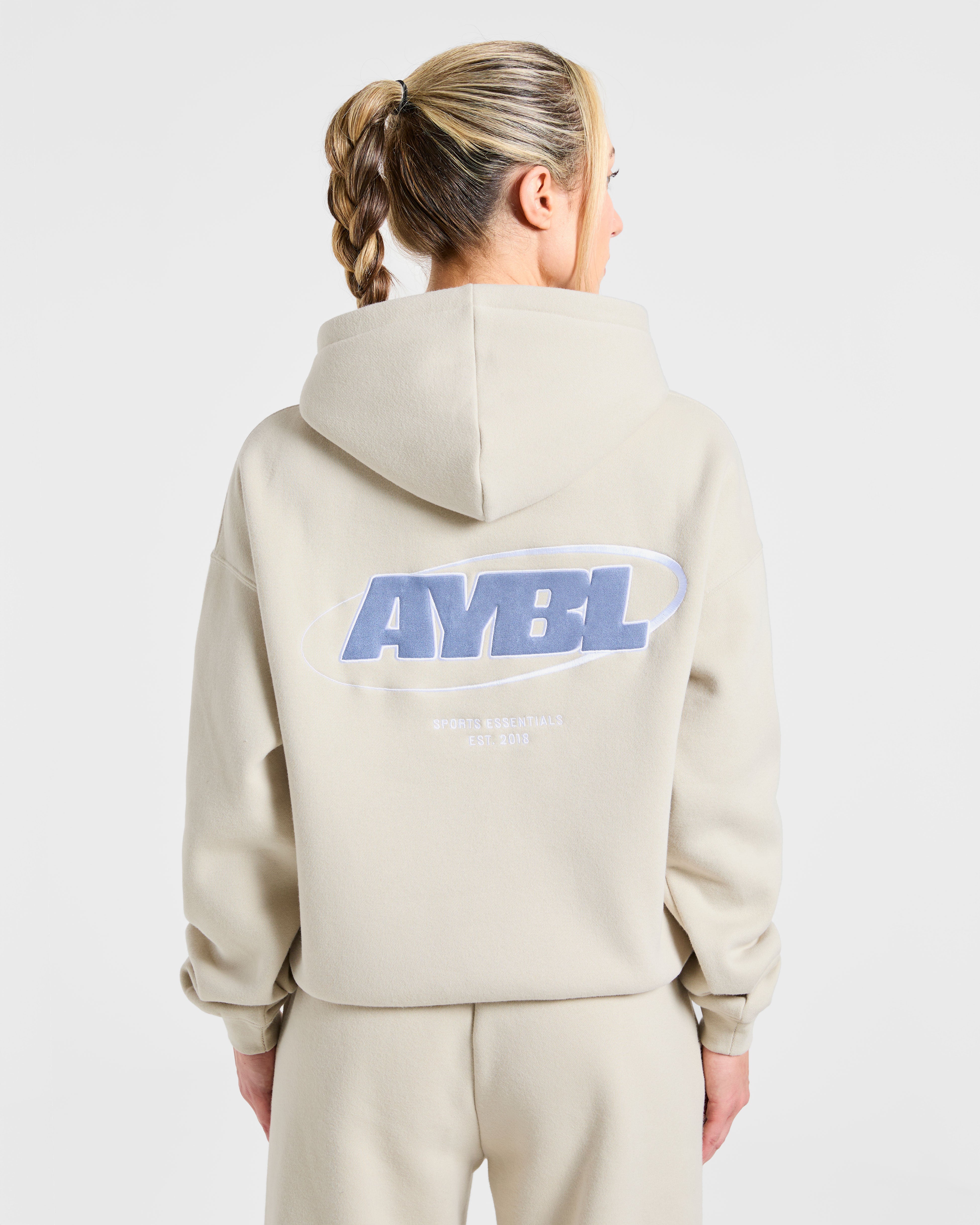 Sports Essentials Oversized Hoodie - Sand
