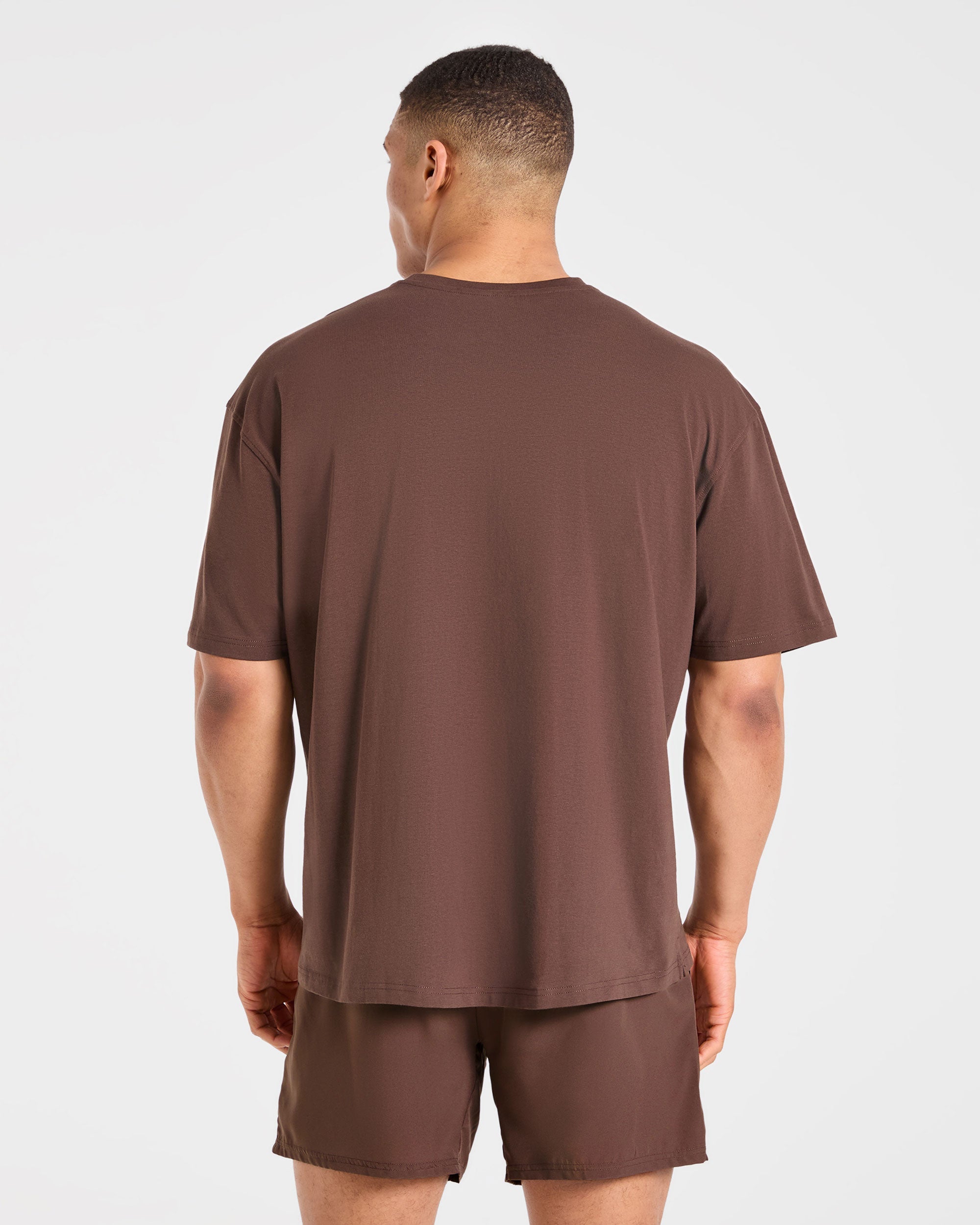 Force Oversized T Shirt - Brown