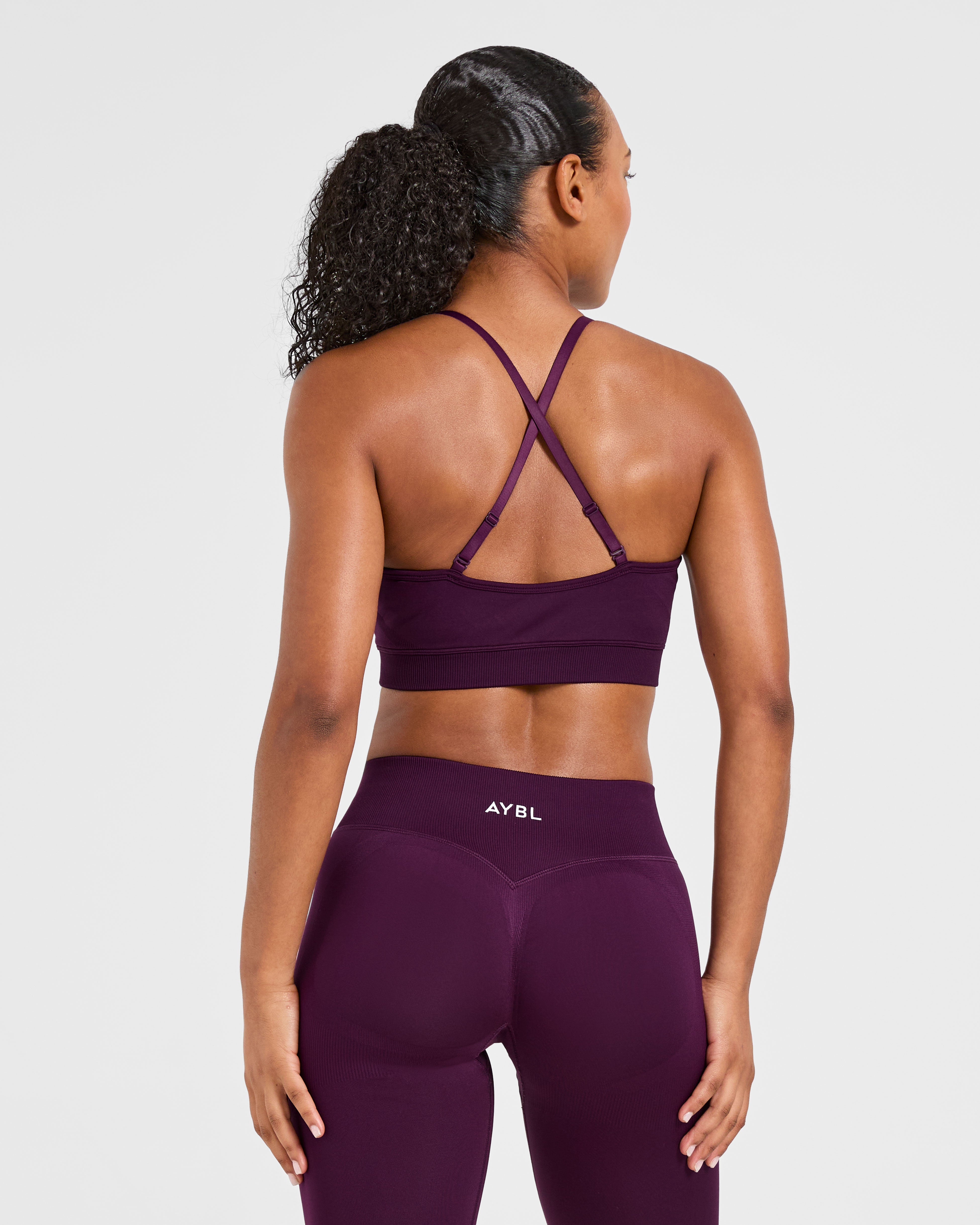 Adapt Seamless Sports Bra - Midnight Plum