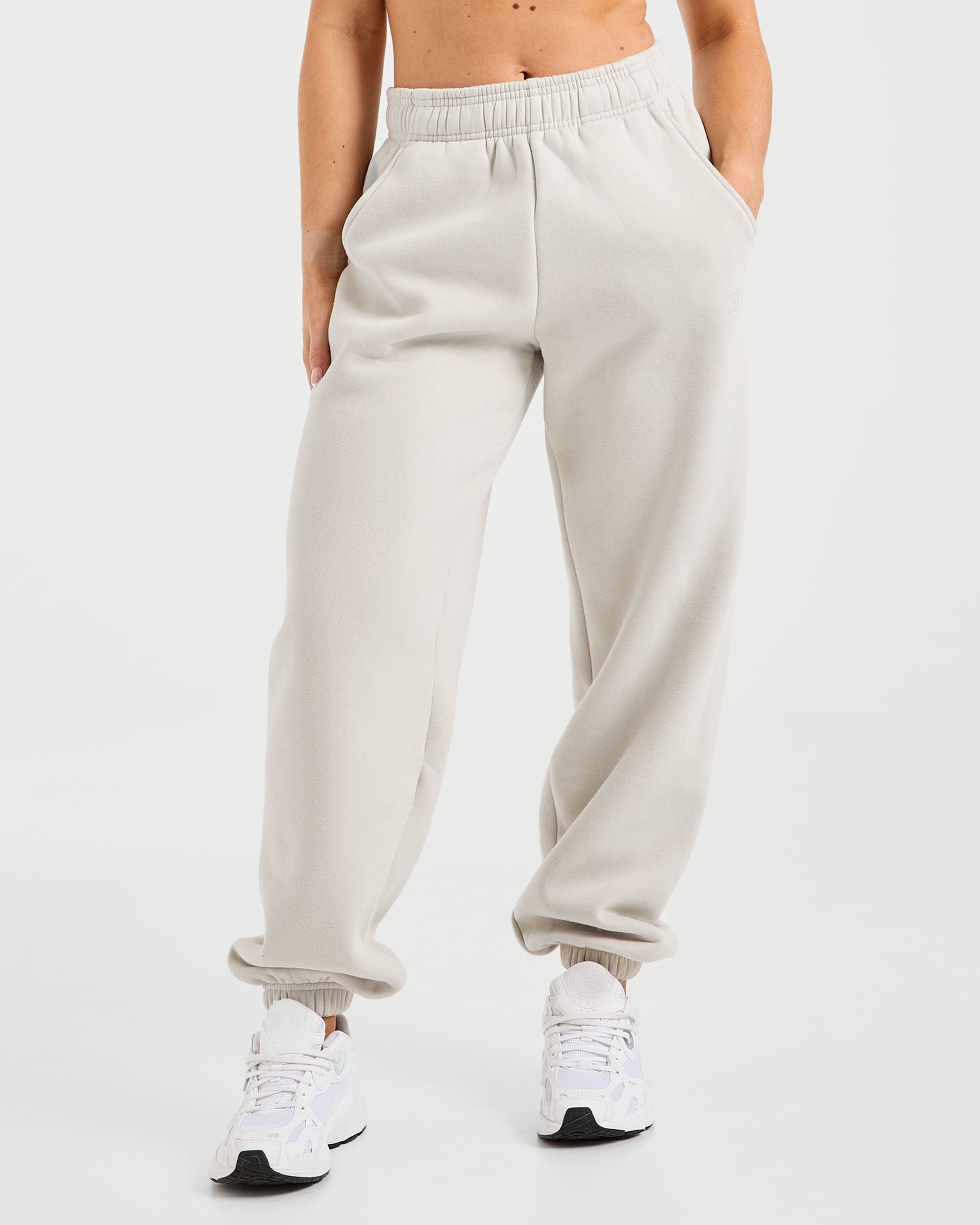 Classic Plush Oversized Joggers – Sand Classic Plush Oversized Joggers - Sand