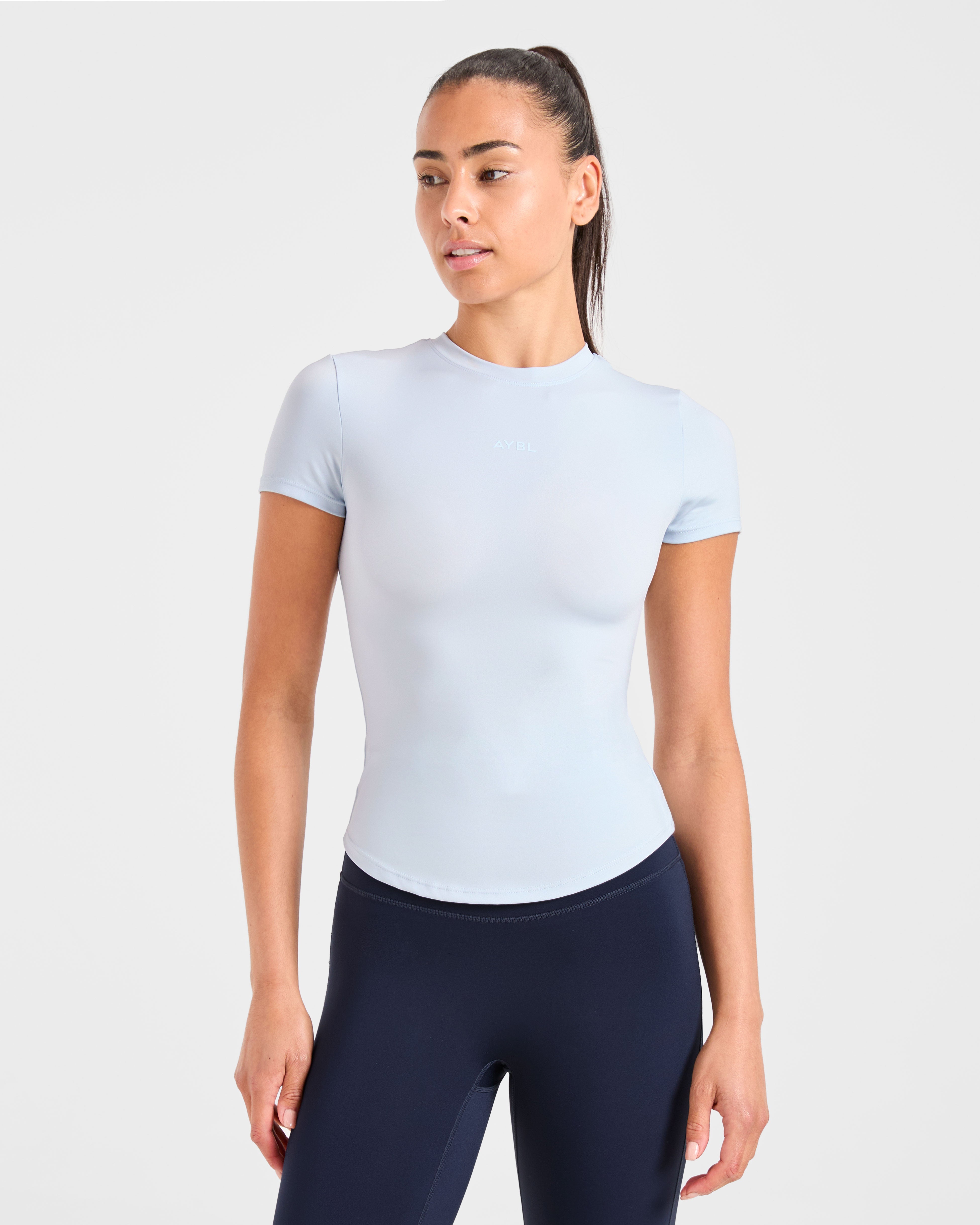 Sculpt T Shirt - Pastel Blue