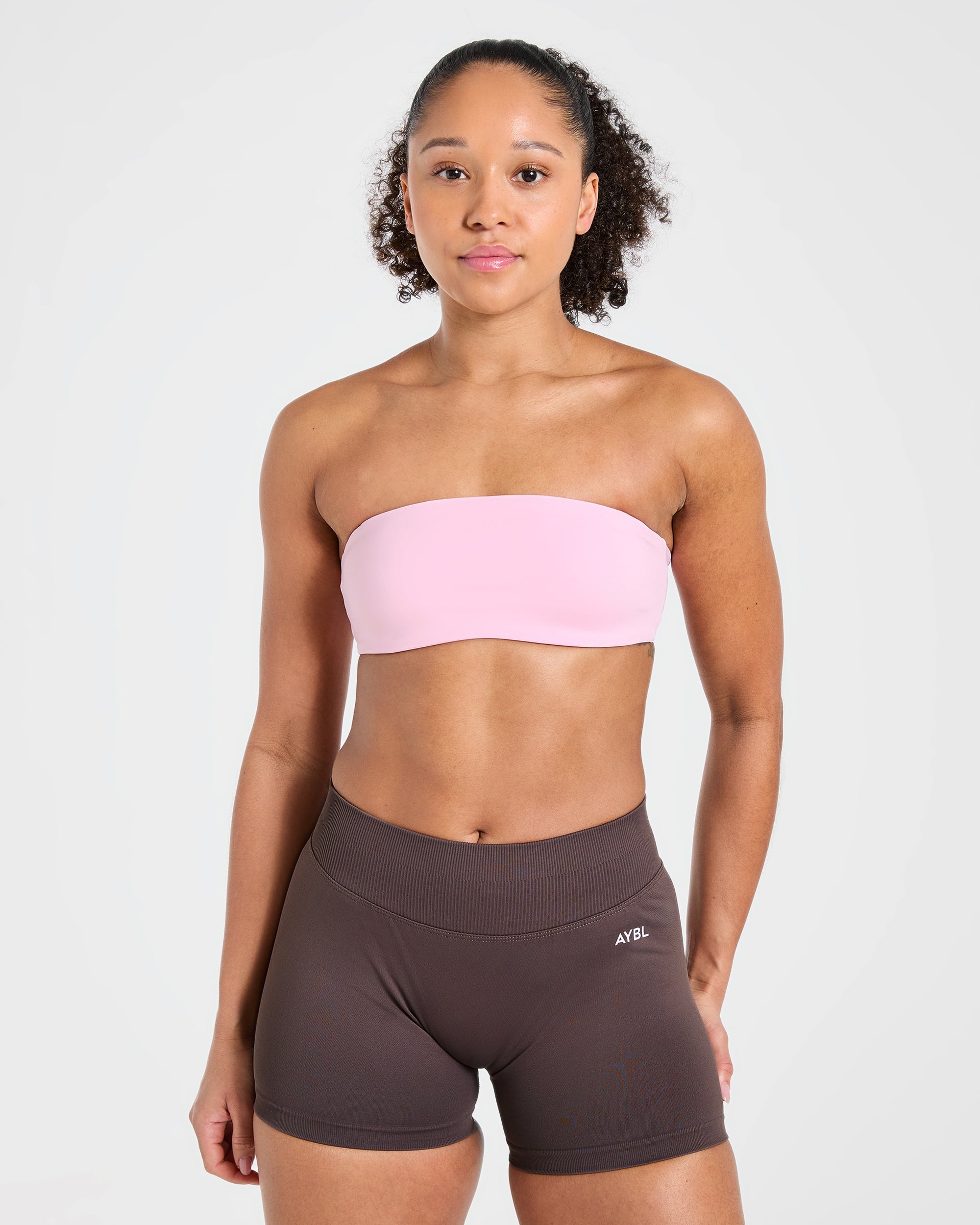 Essential Bandeau Sports Bra - Pink