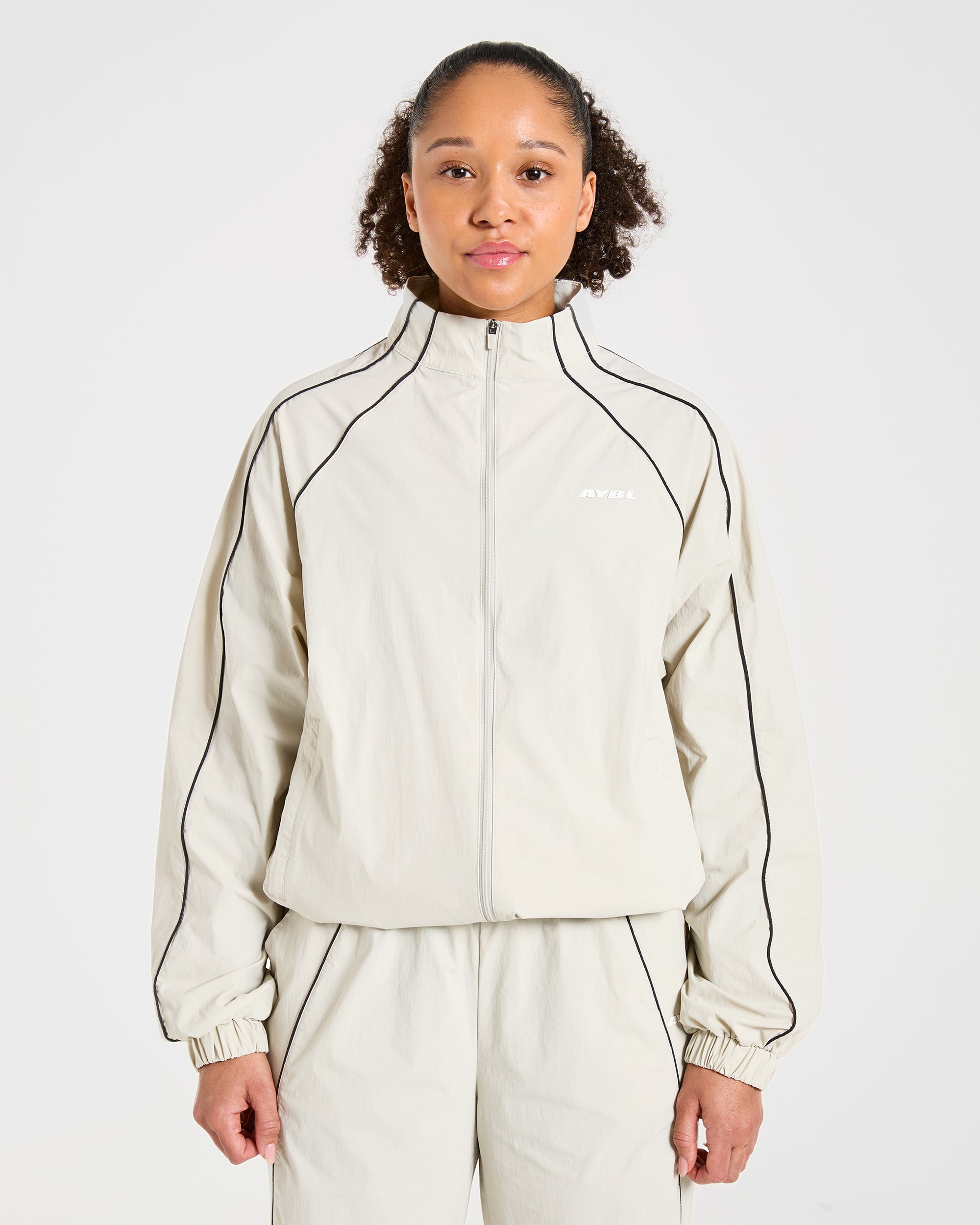 Retro Track Jacket - Off White