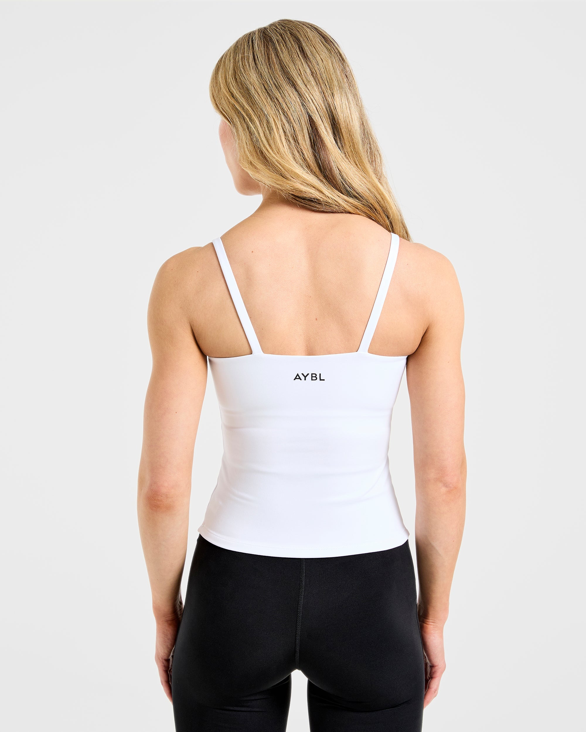 Essential Strappy Tank Top - White