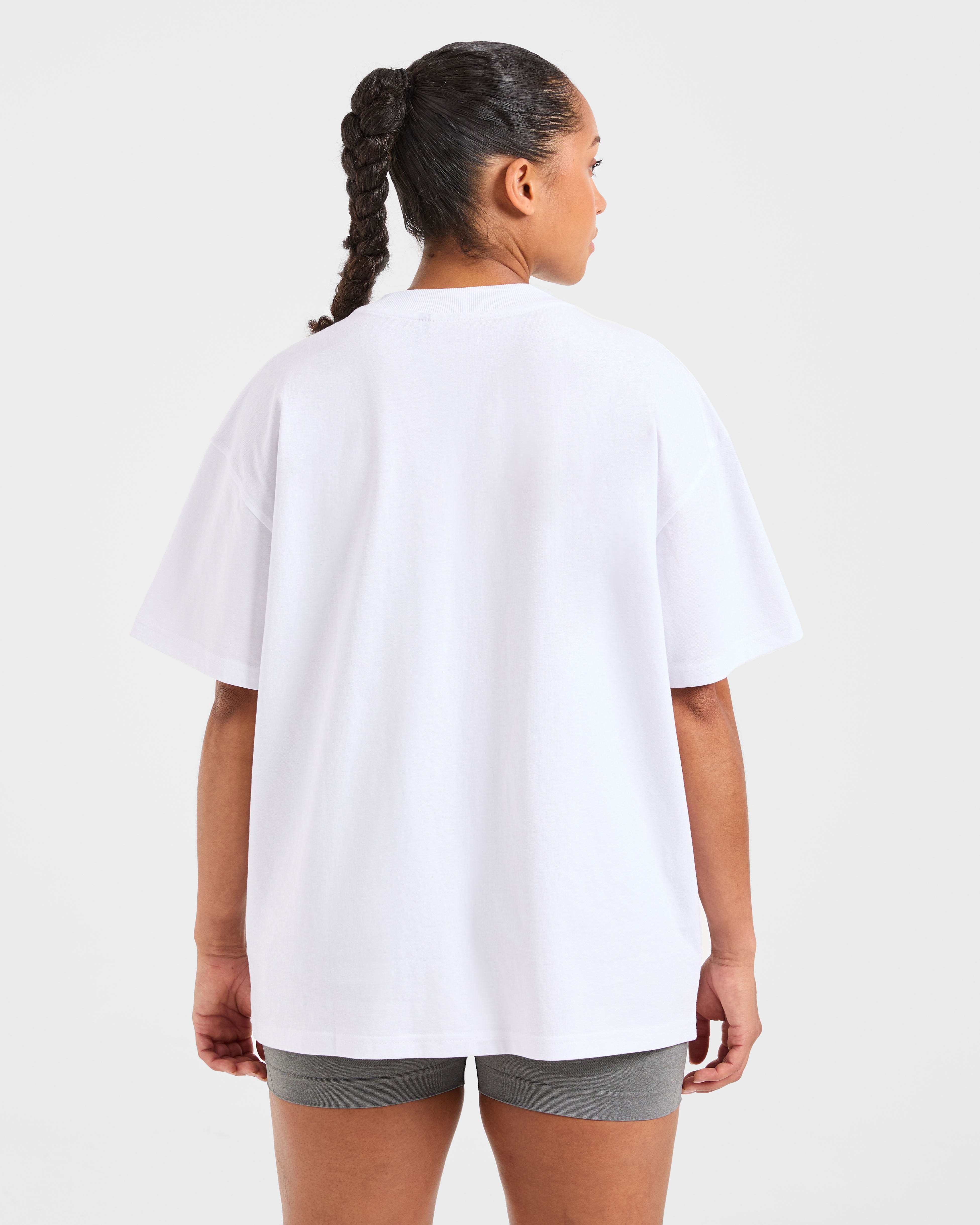 Varsity 2.0 Oversized T Shirt - White