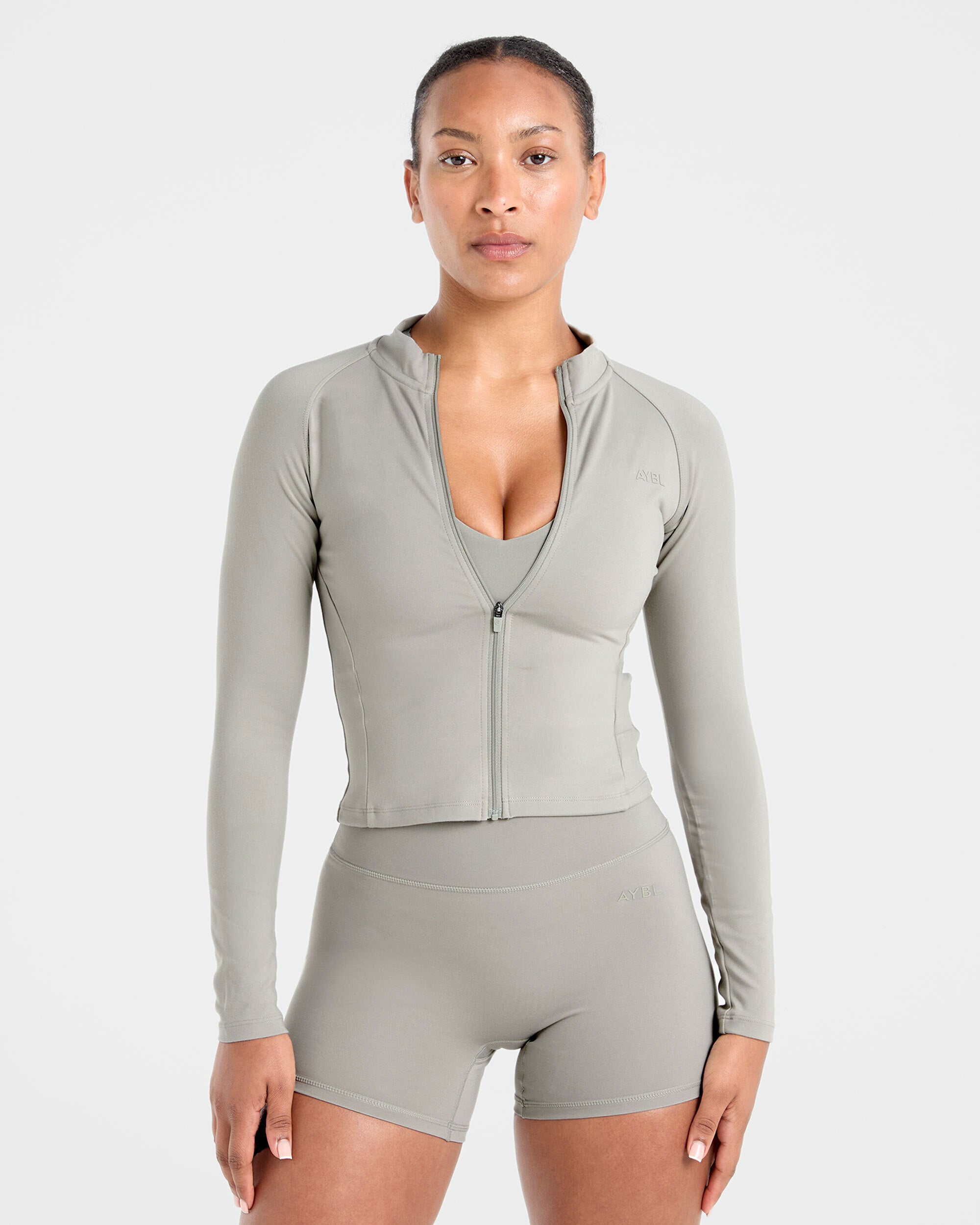 Staple Zip Jacket – Washed Olive Staple Zip Jacket - Washed Olive
