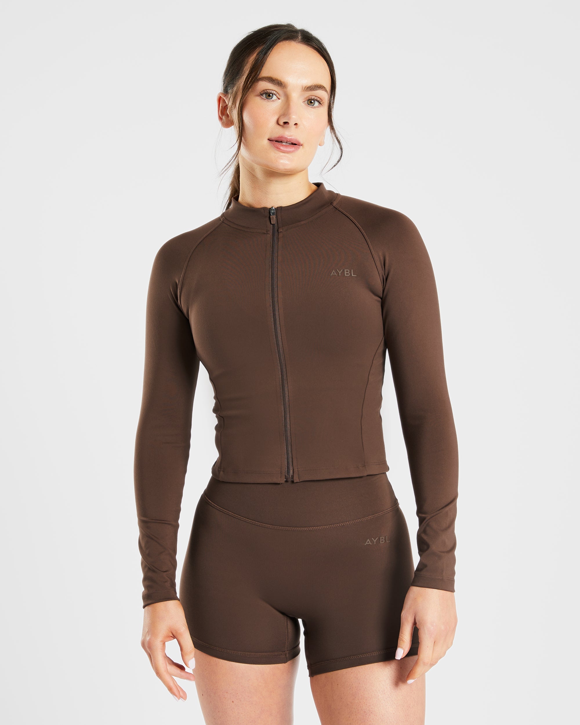 Staple Zip Jacket – Brown Staple Zip Jacket - Brown