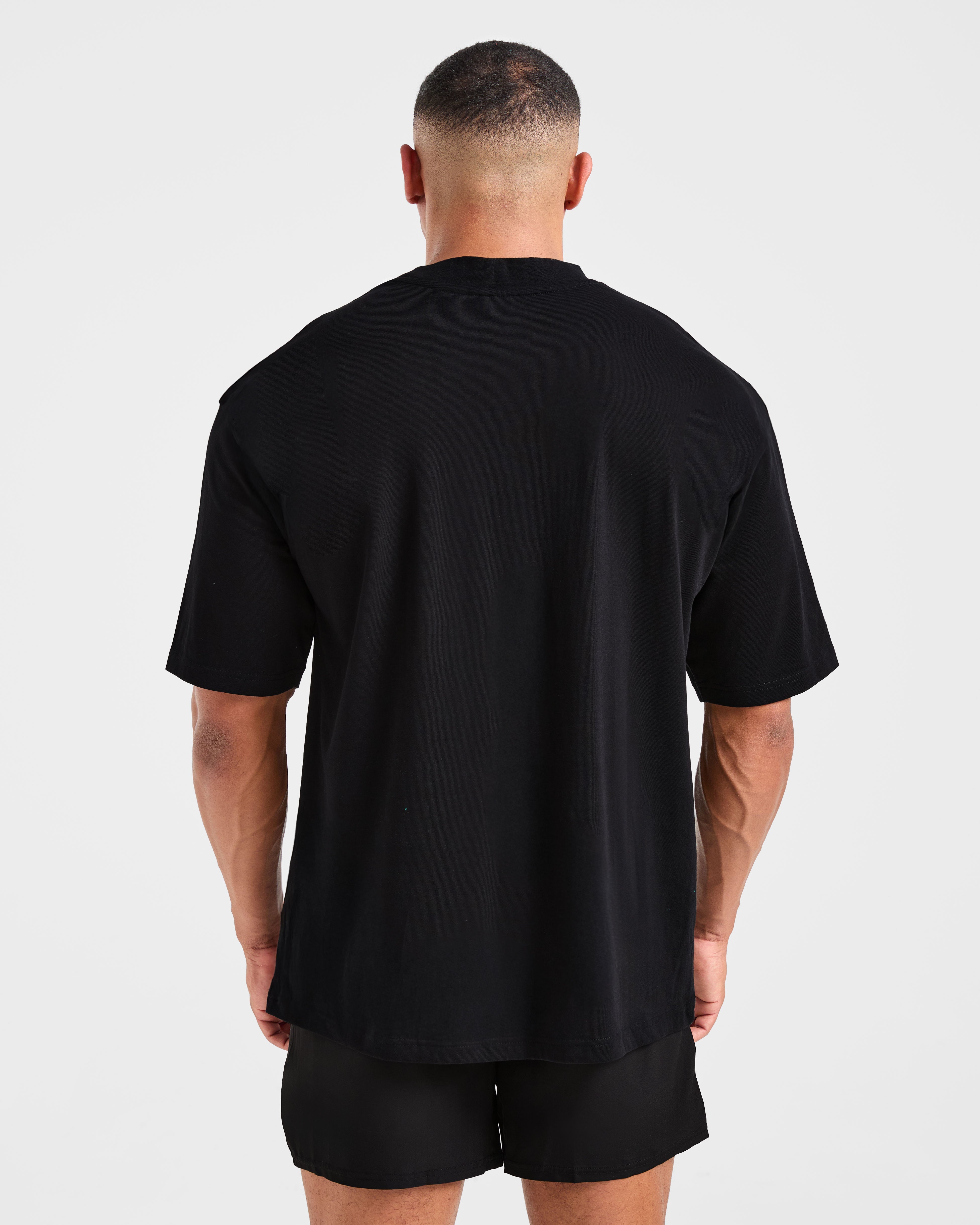 Craft Oversized T Shirt - Black