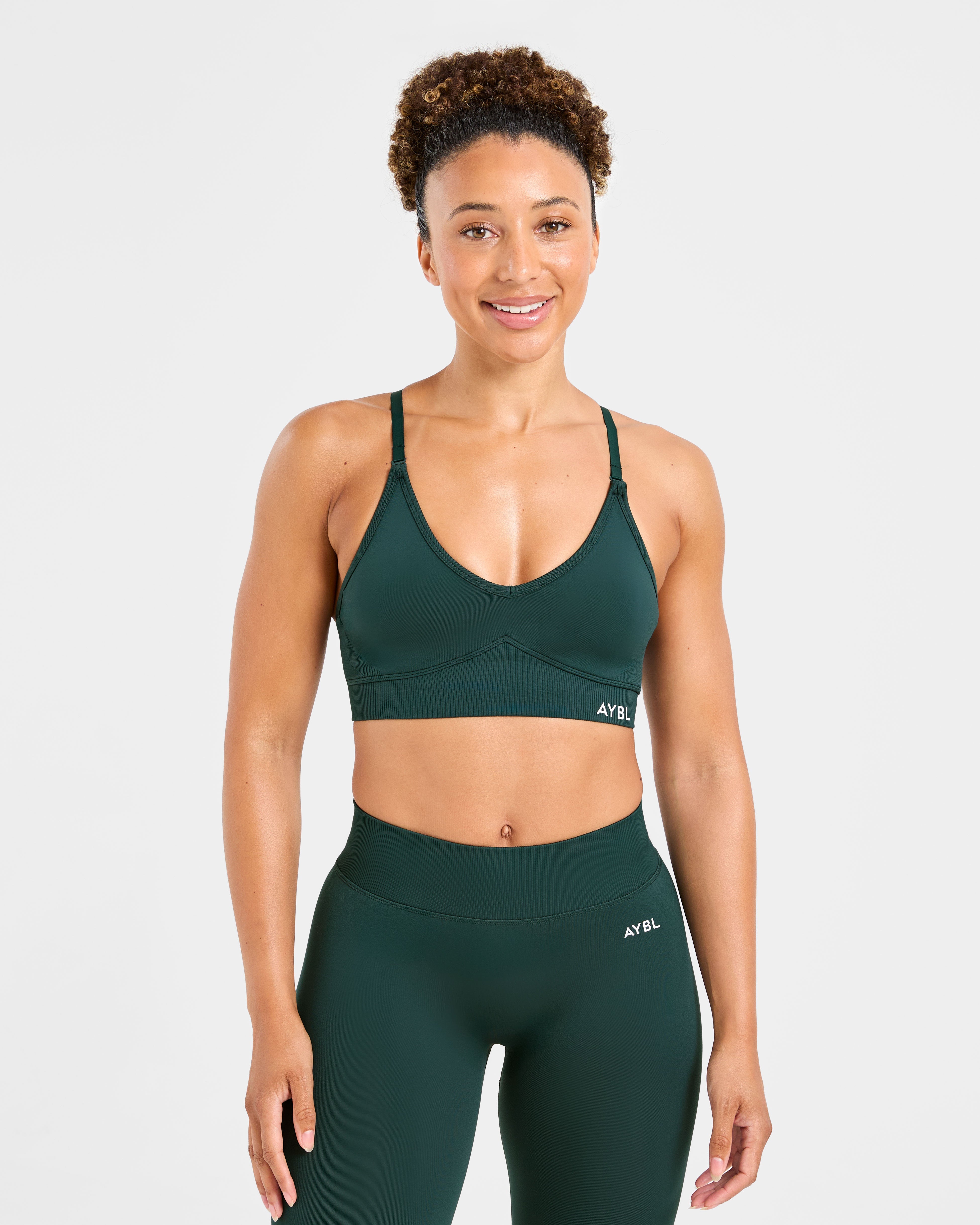 Adapt Seamless Sports Bra - Deep Forest
