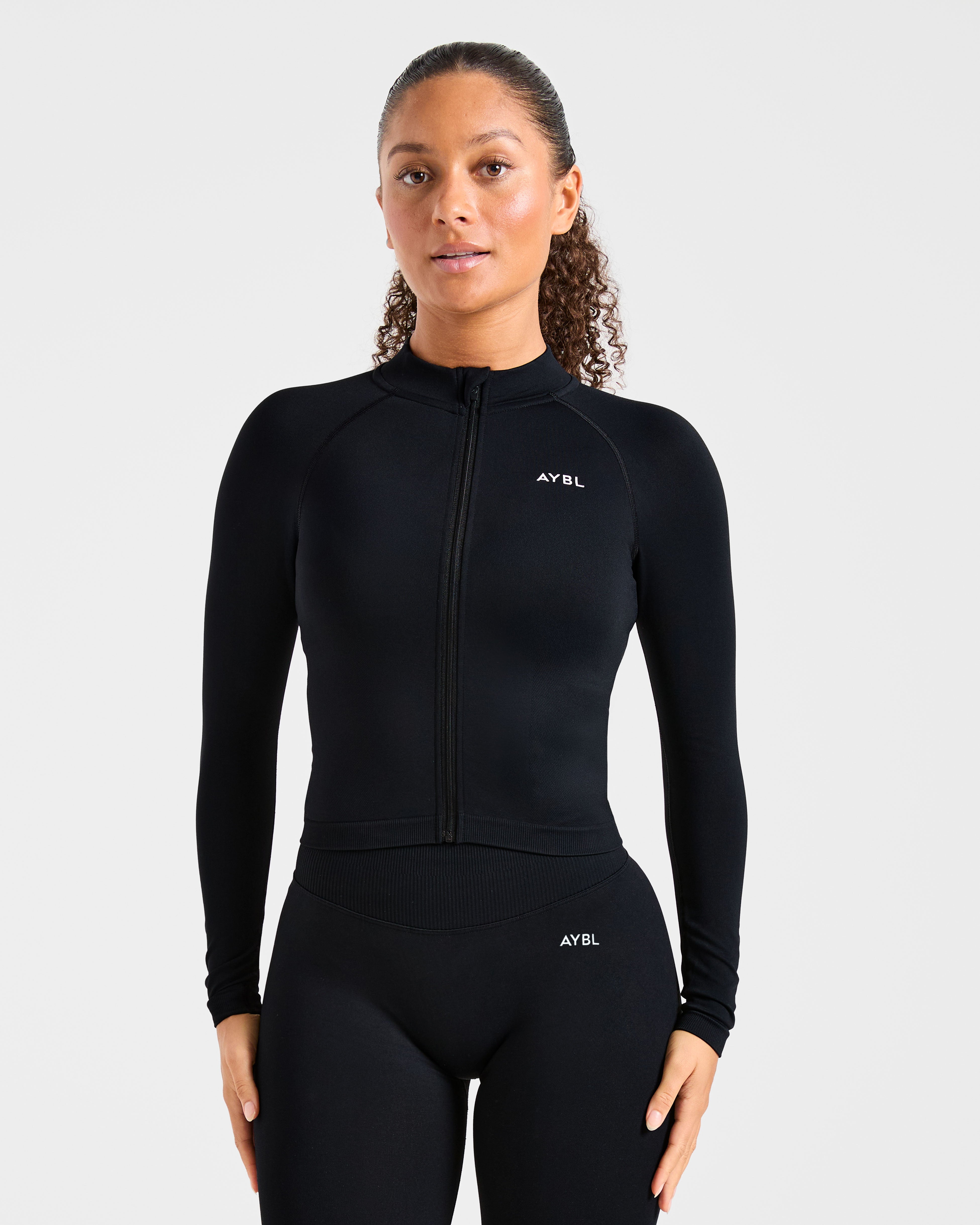 Enhance Seamless Jacket - Black