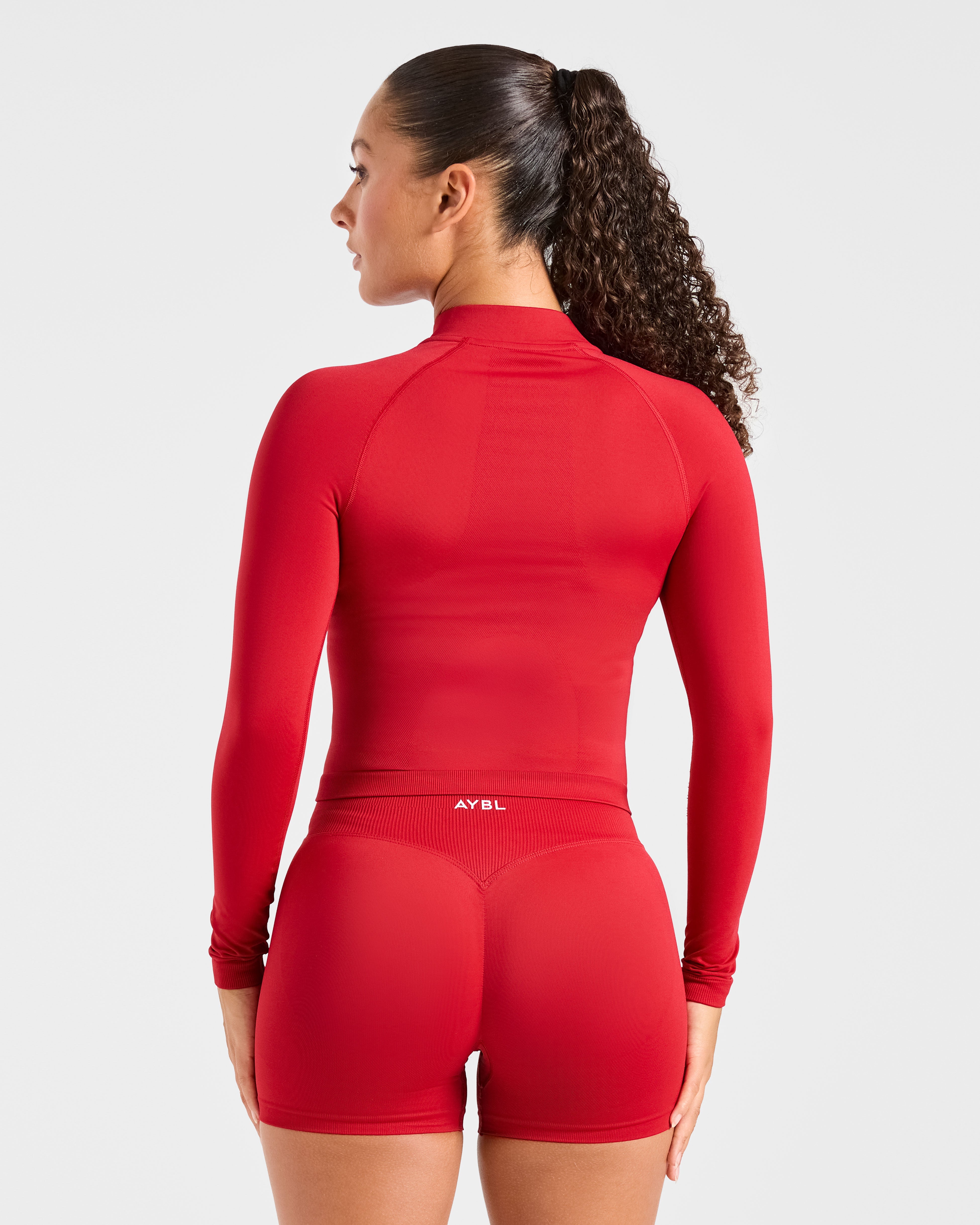 Enhance Seamless Jacket - Red
