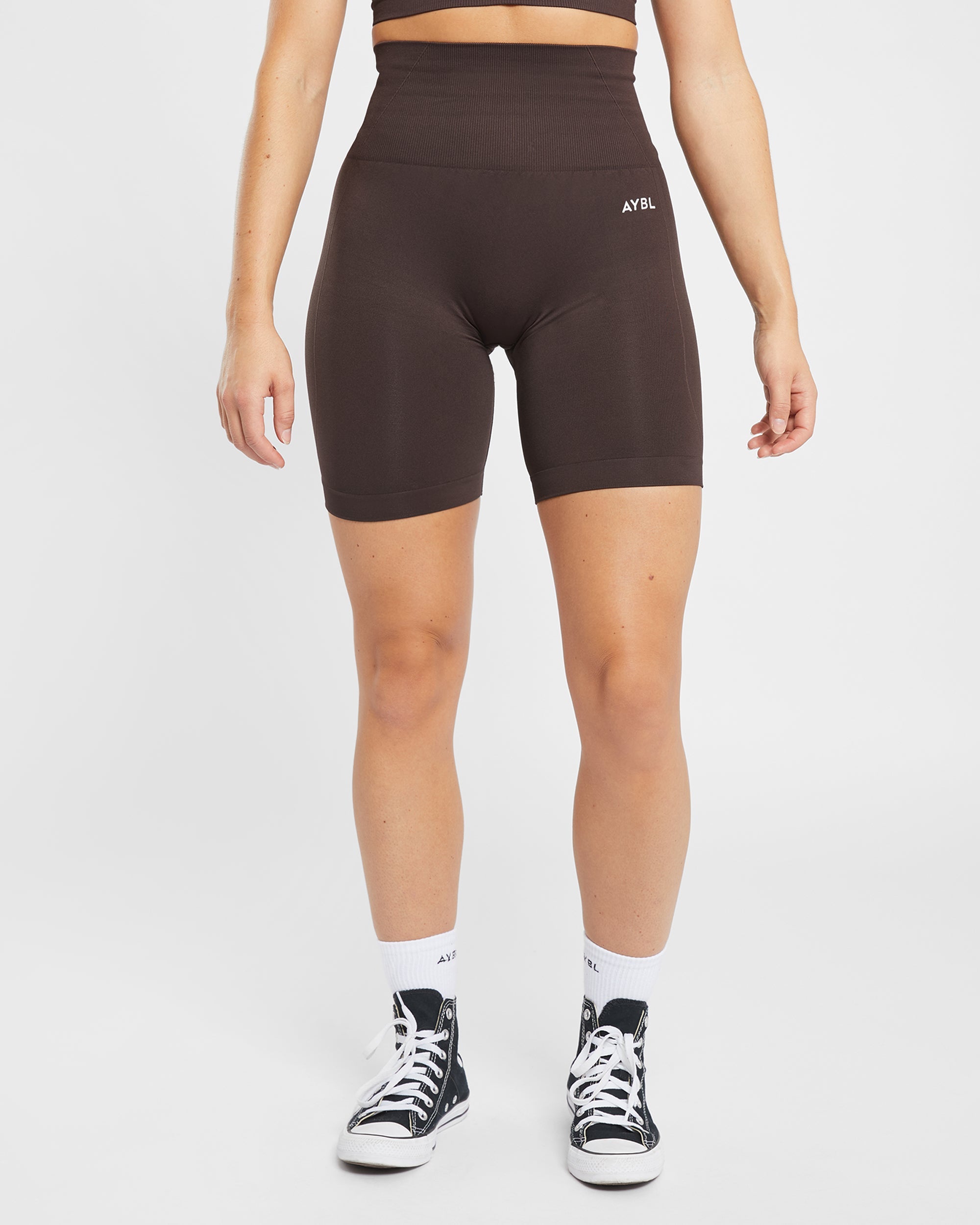 Empower Seamless Cycling Shorts – Cocoa Brown Empower Seamless Cycling Shorts - Cocoa Brown
