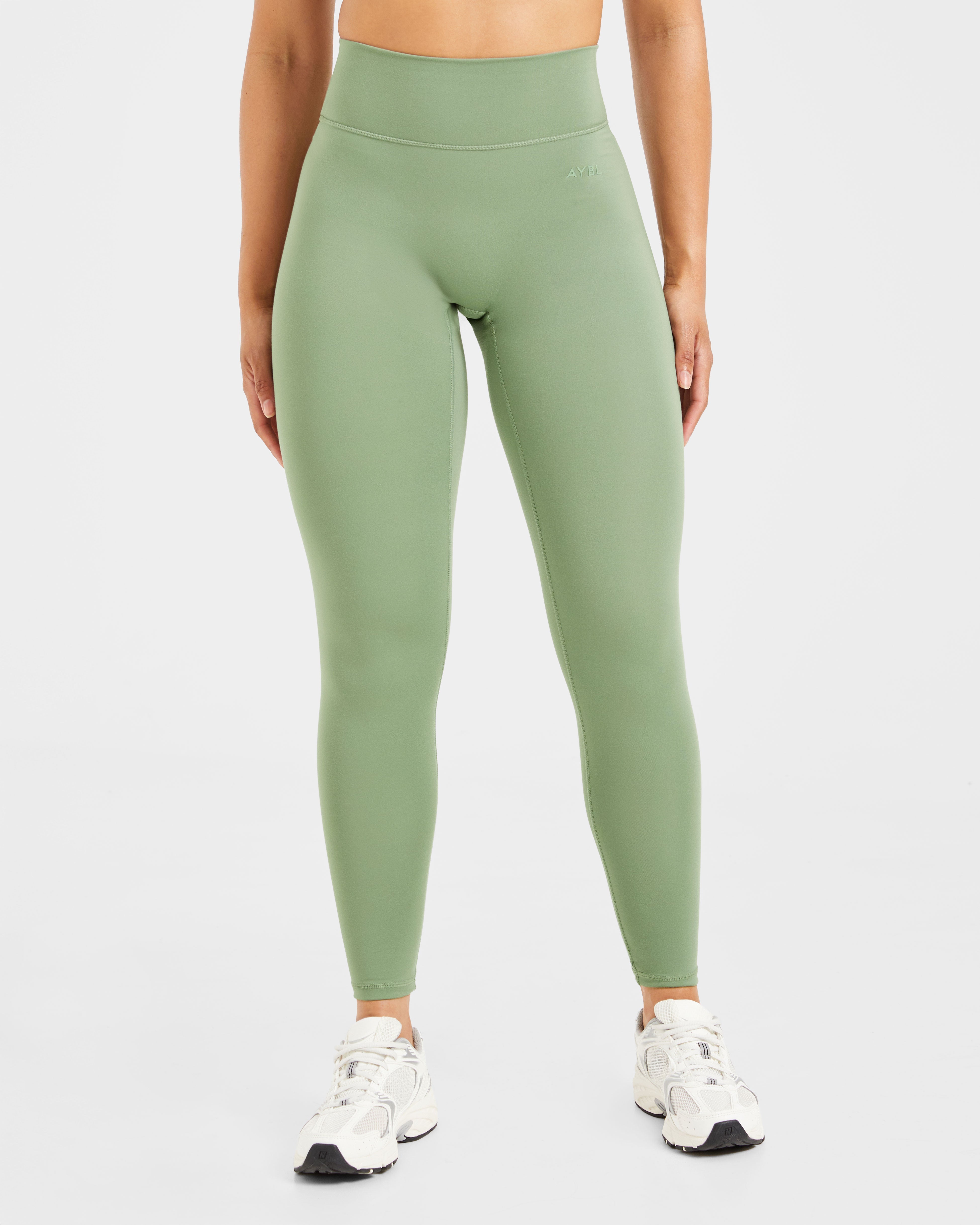 Staple Leggings - Olive Green