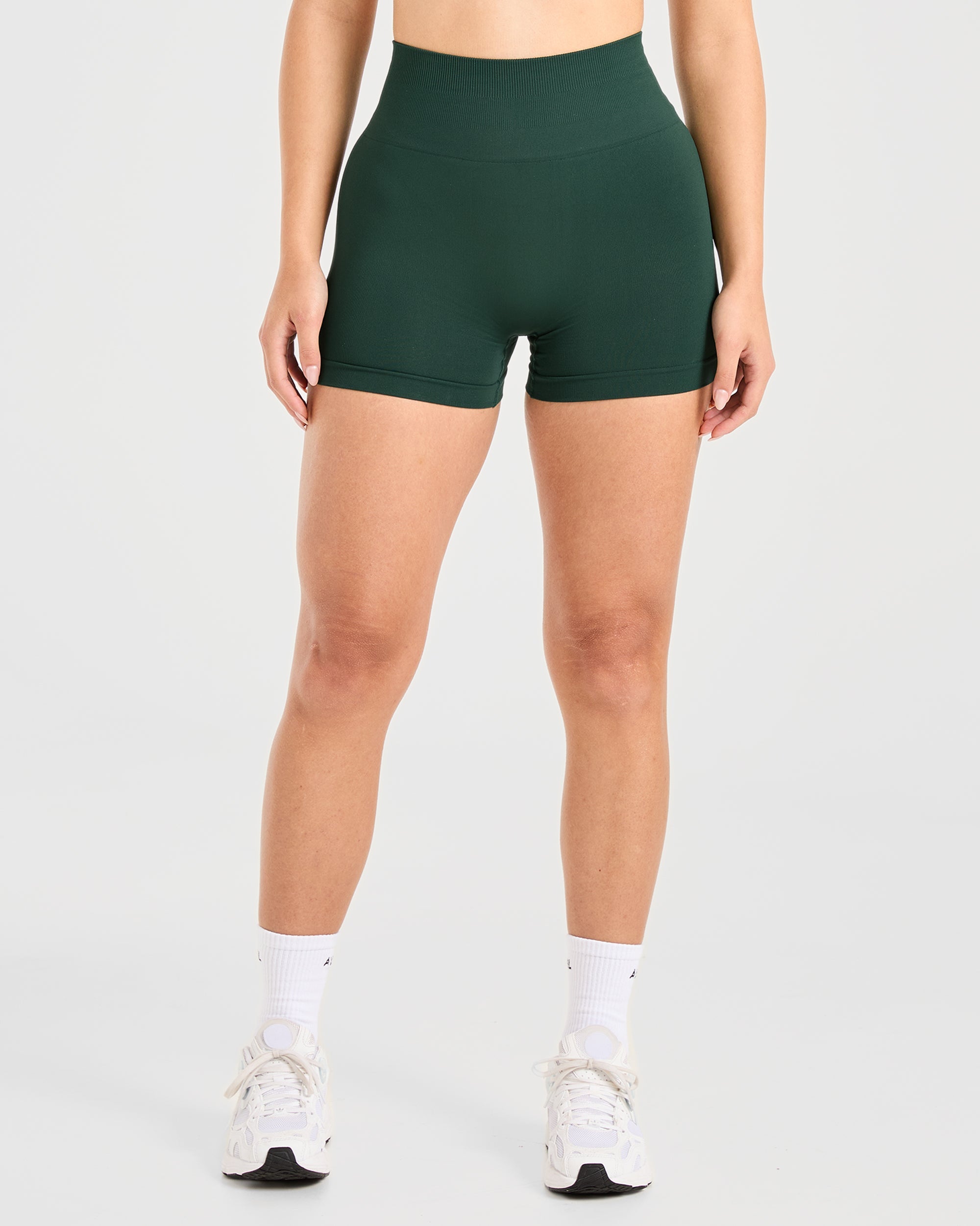 Power Seamless Shorts – Evergreen Power Seamless Shorts - Evergreen