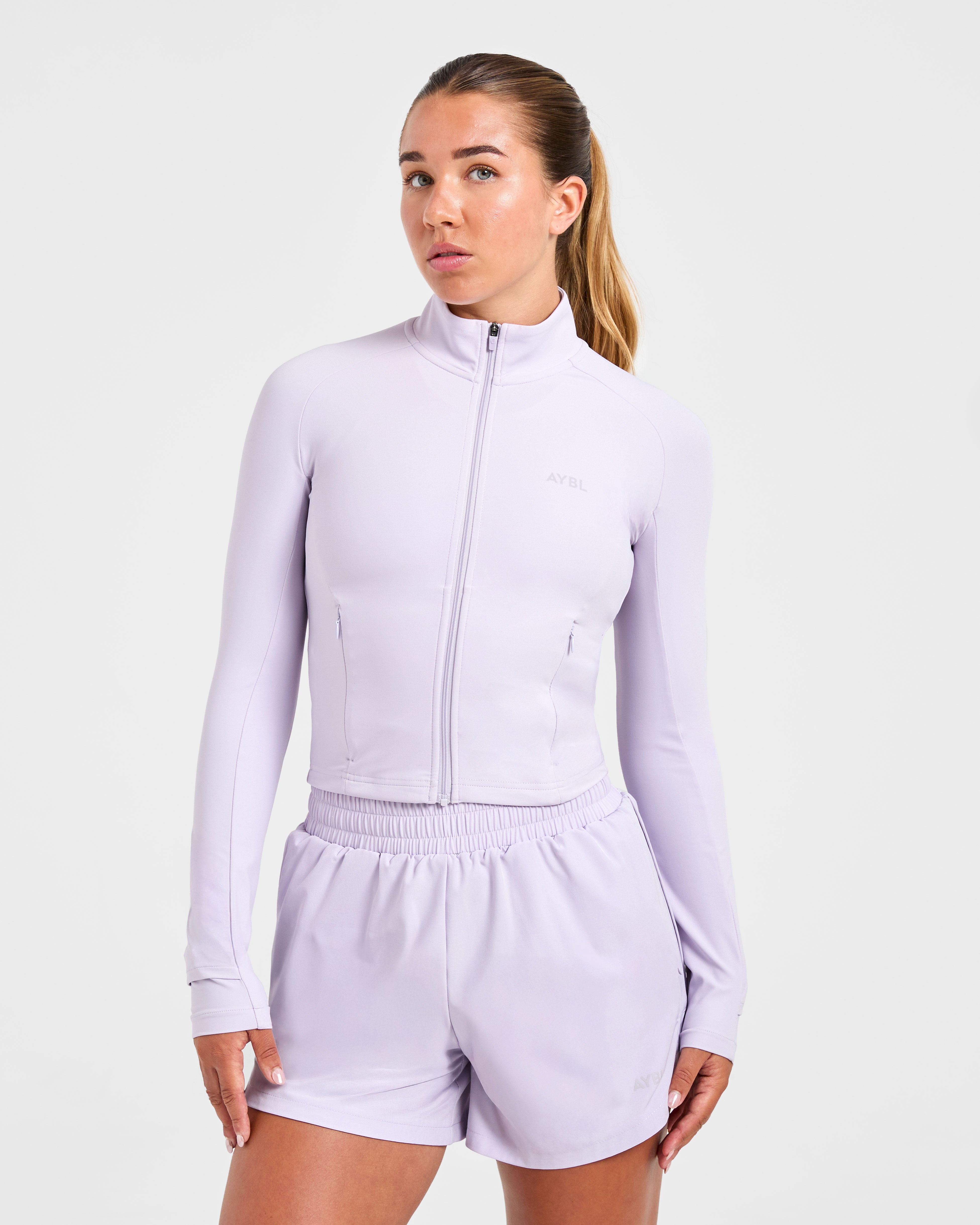 Run Zip Jacket – Ice Lilac Run Zip Jacket - Ice Lilac