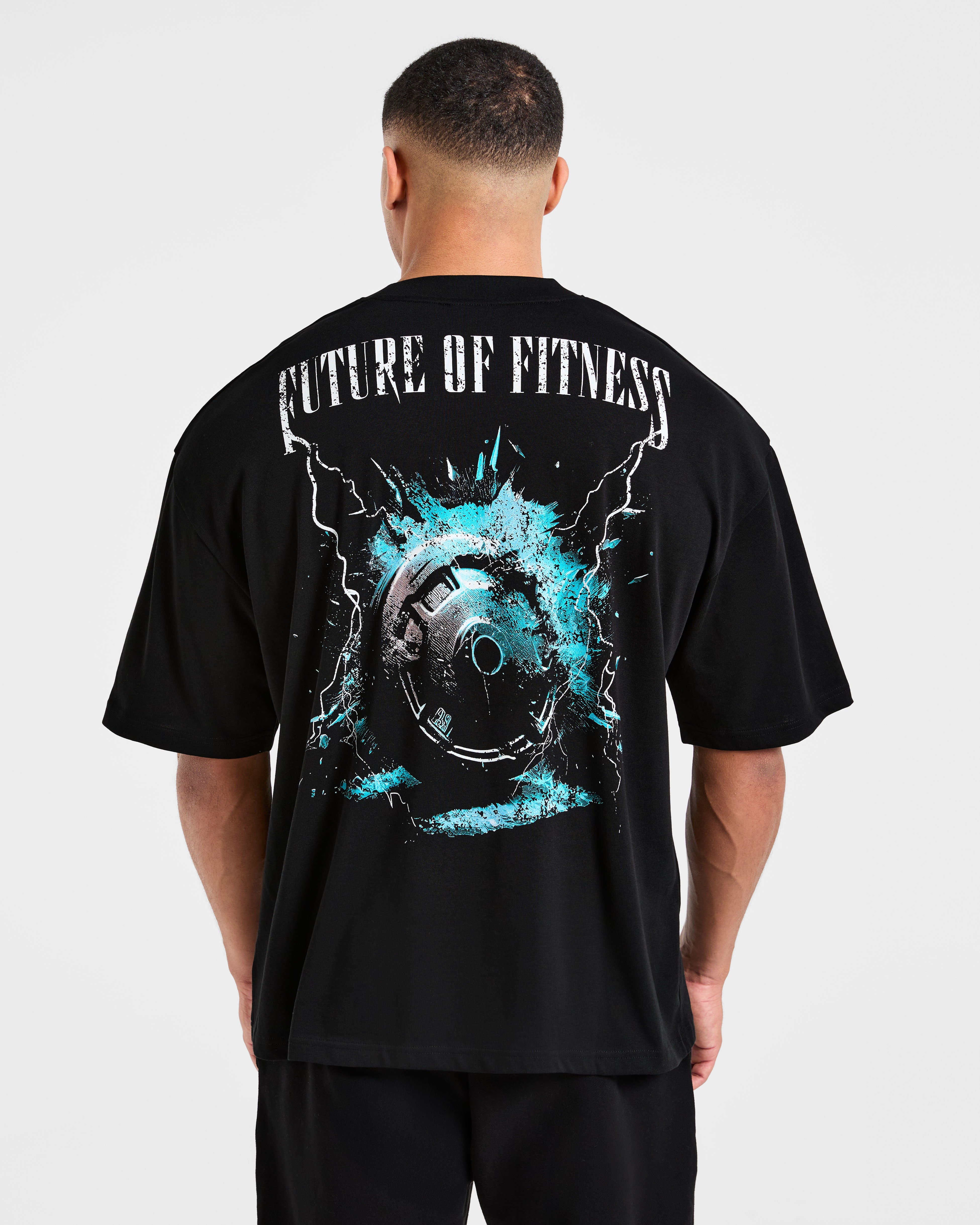 Breaking Weights Oversized T Shirt - Black
