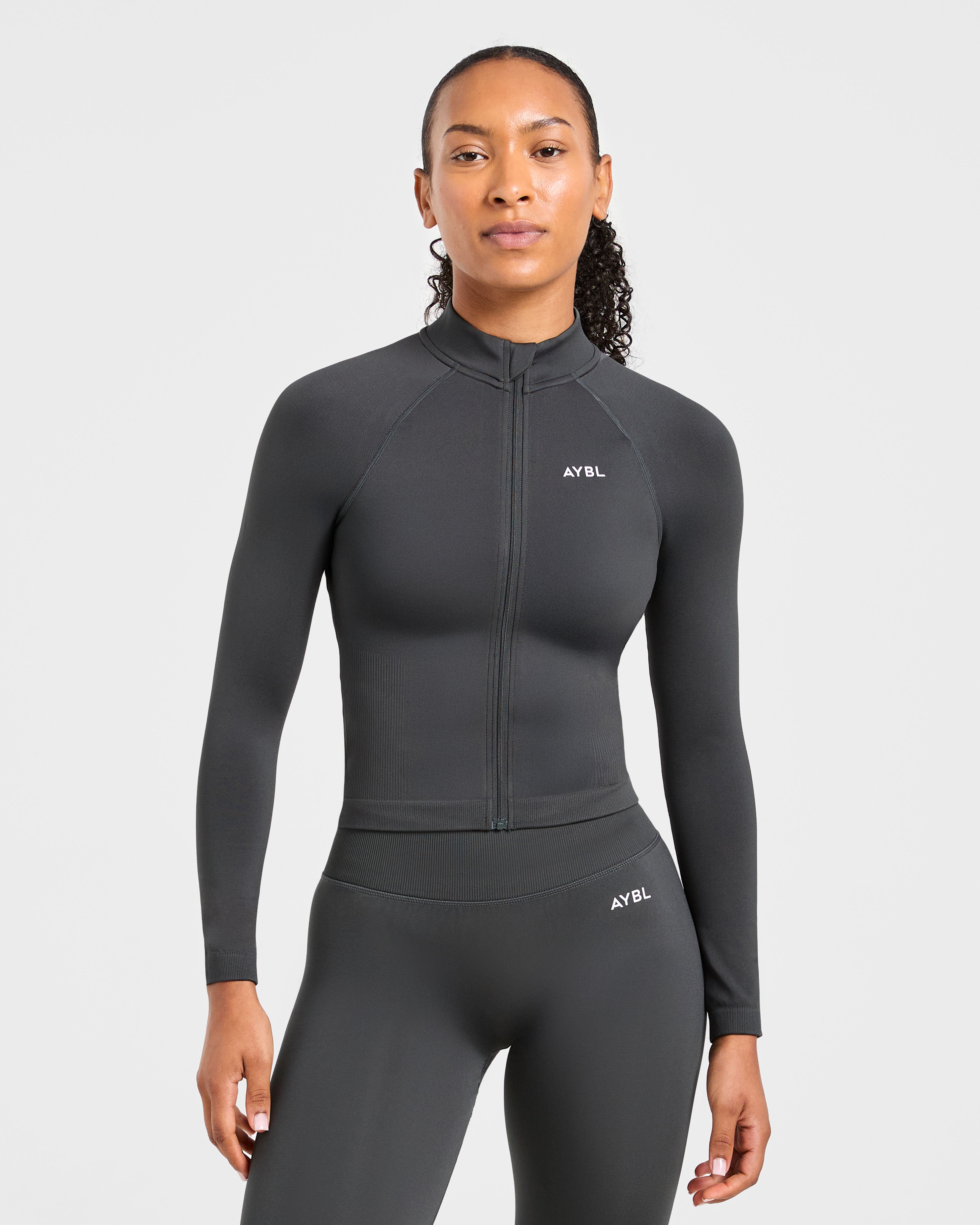 Adapt Seamless Jacket - Dark Charcoal
