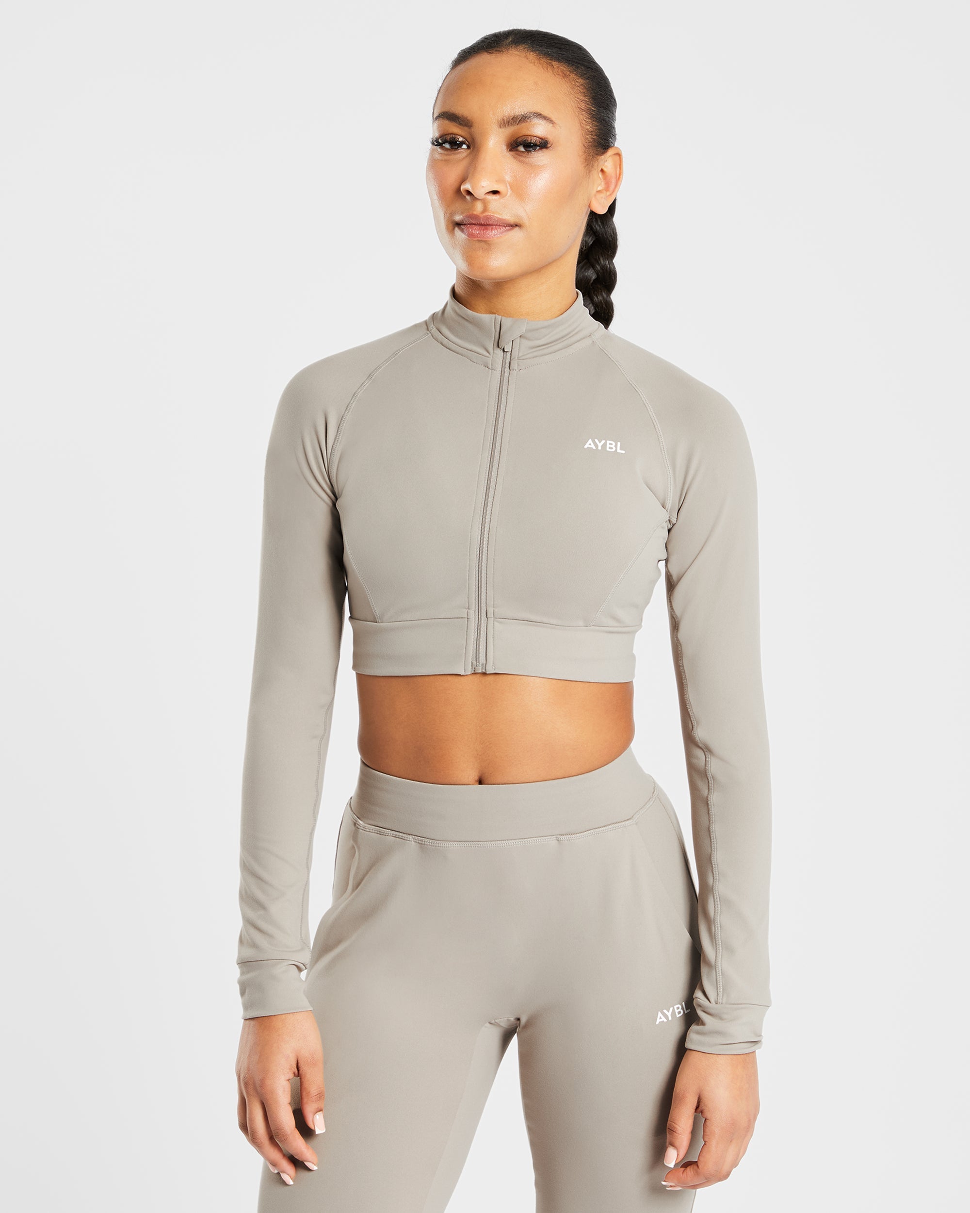 Simplicity Crop Jacket – Taupe Simplicity Crop Jacket - Taupe