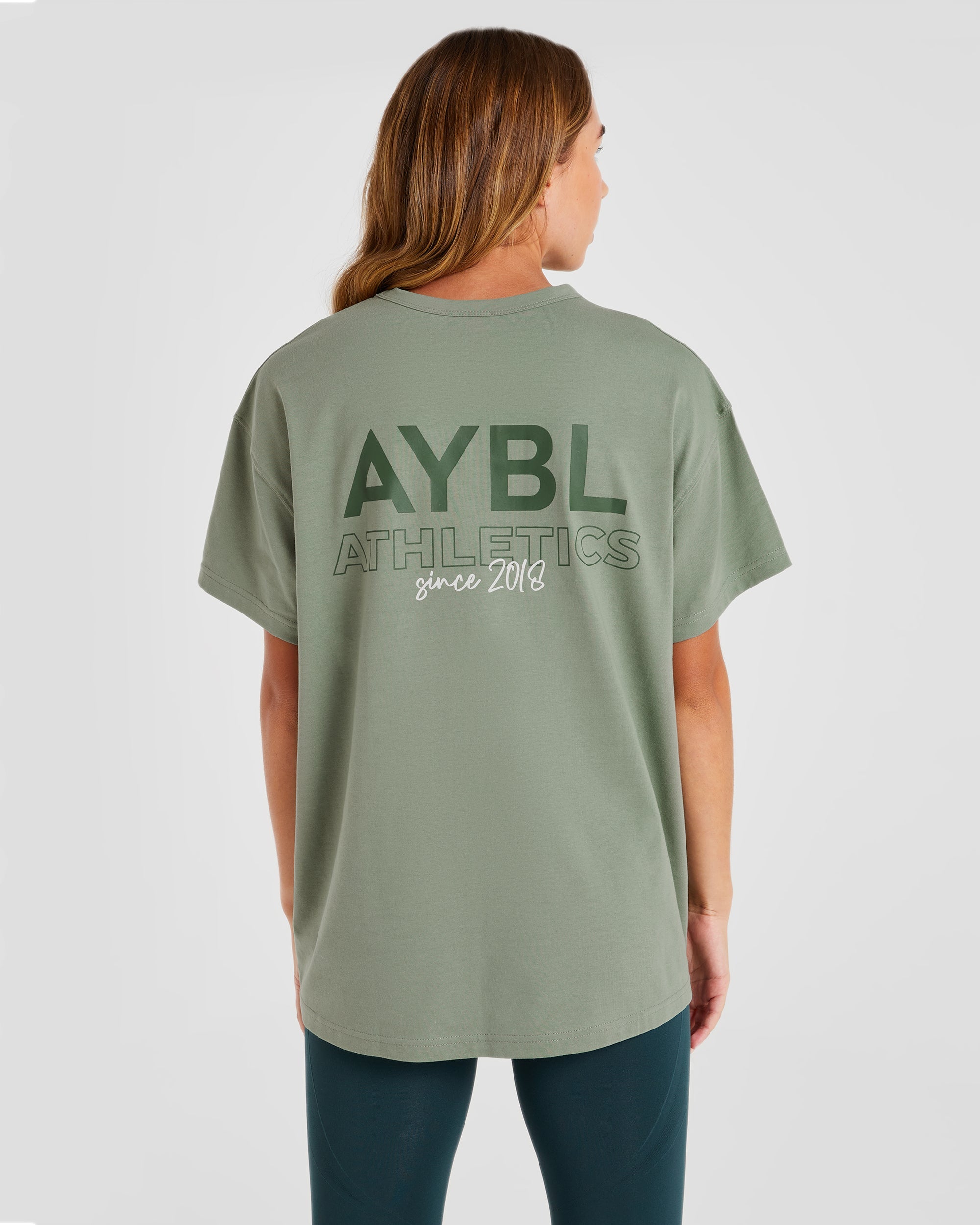AYBL Athletics Oversized T Shirt – Green AYBL Athletics Oversized T Shirt - Green