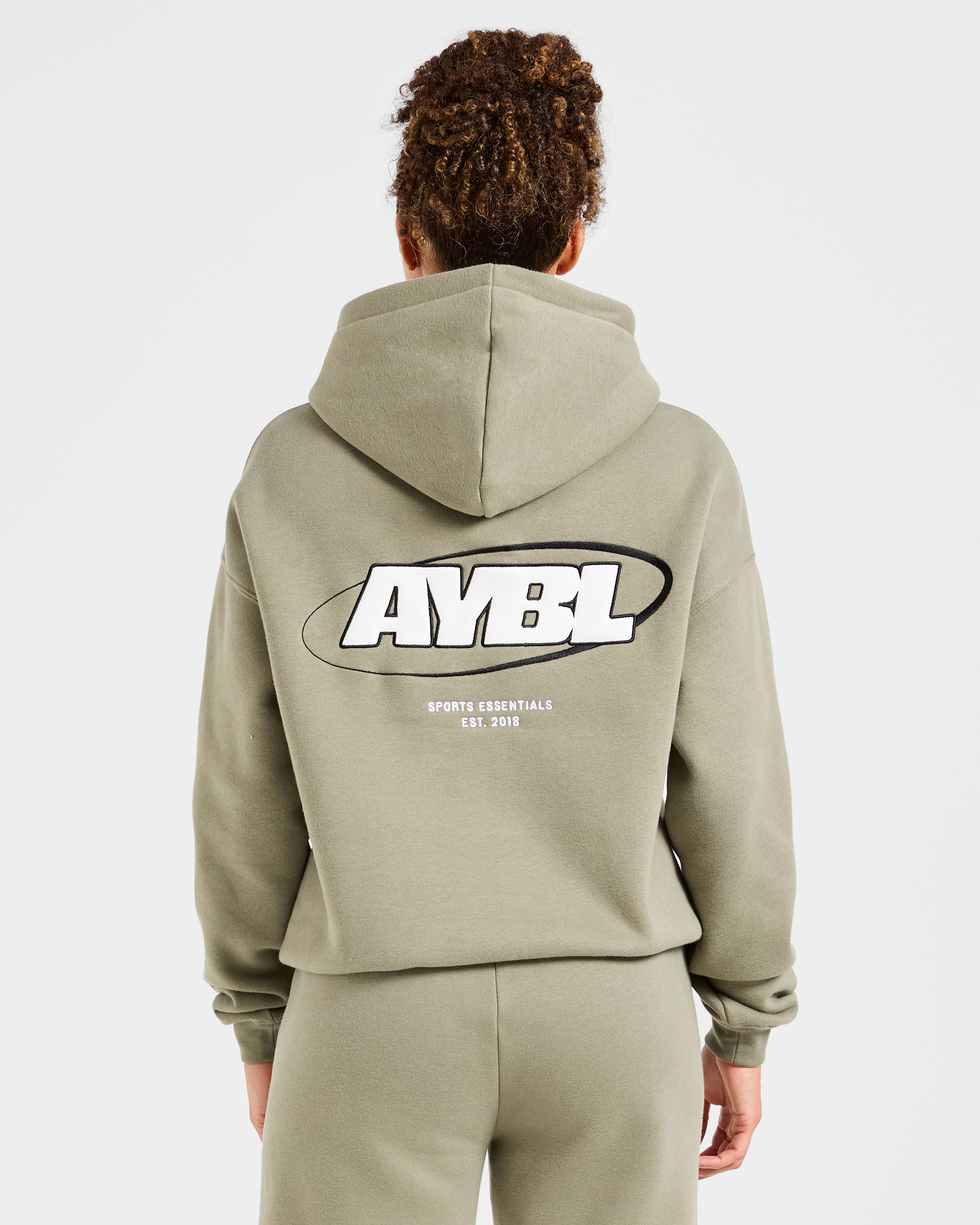 Sports Essentials Oversized Hoodie - Muted Olive