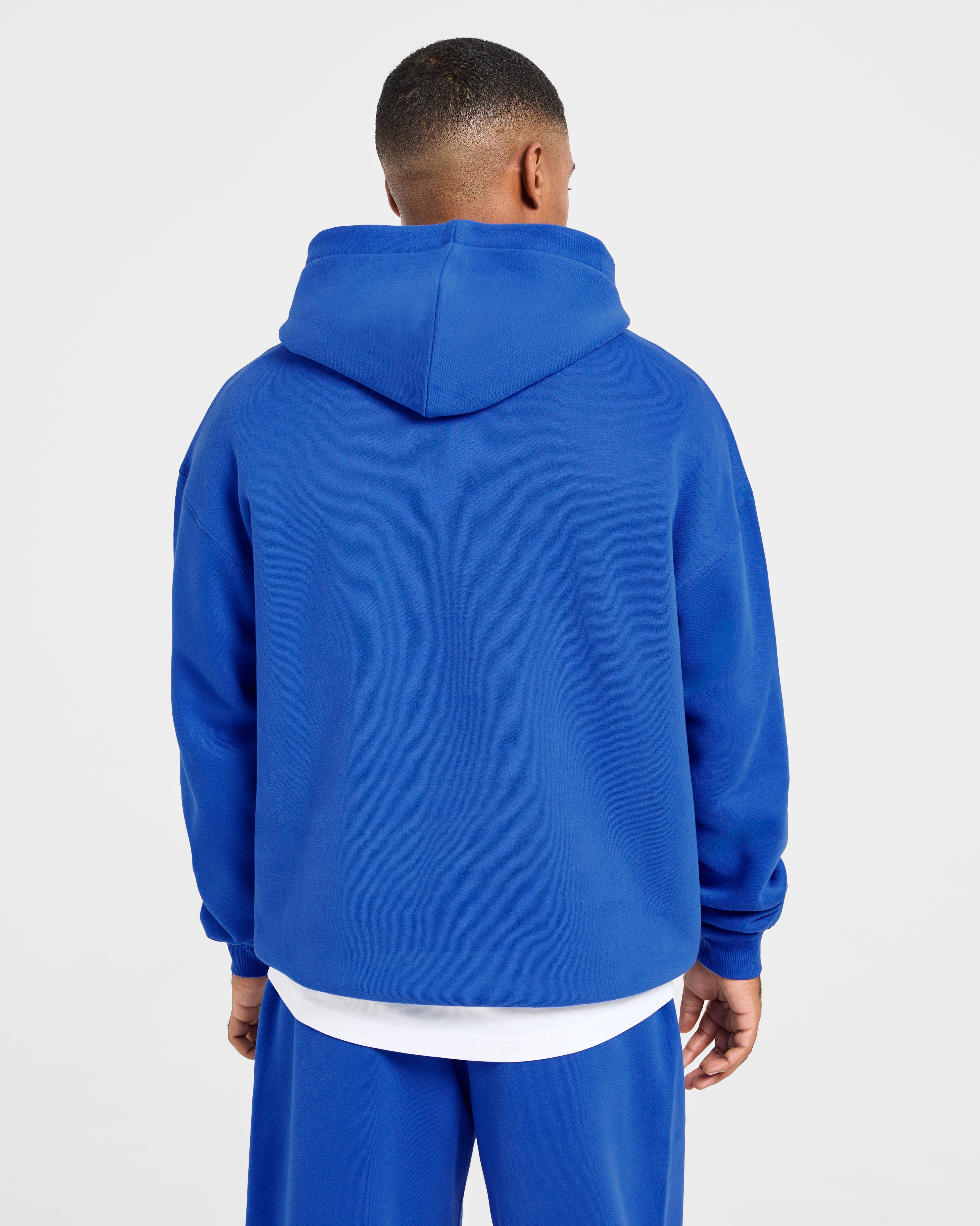 Academy Oversized Hoodie - Cobalt