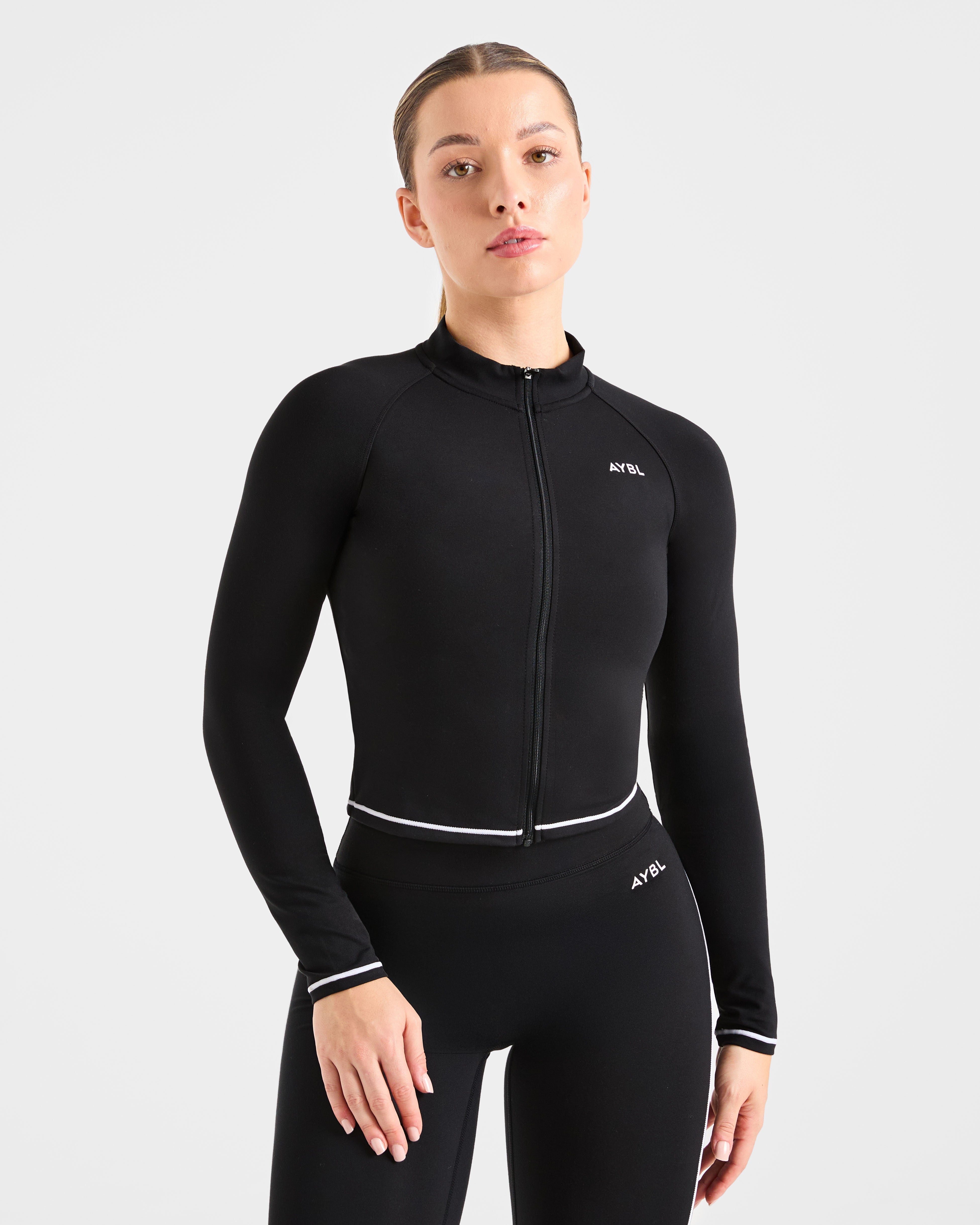 Form Zip Up Jacket – Black Form Zip Up Jacket - Black